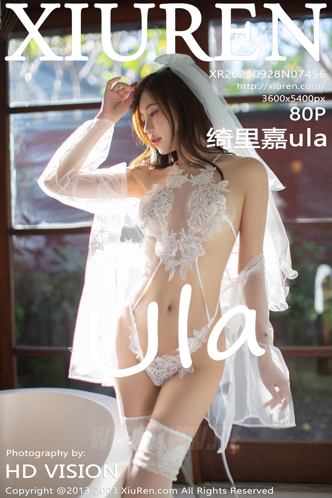 XiuRen秀人网 No.7456 绮里嘉ula 婚纱美腿