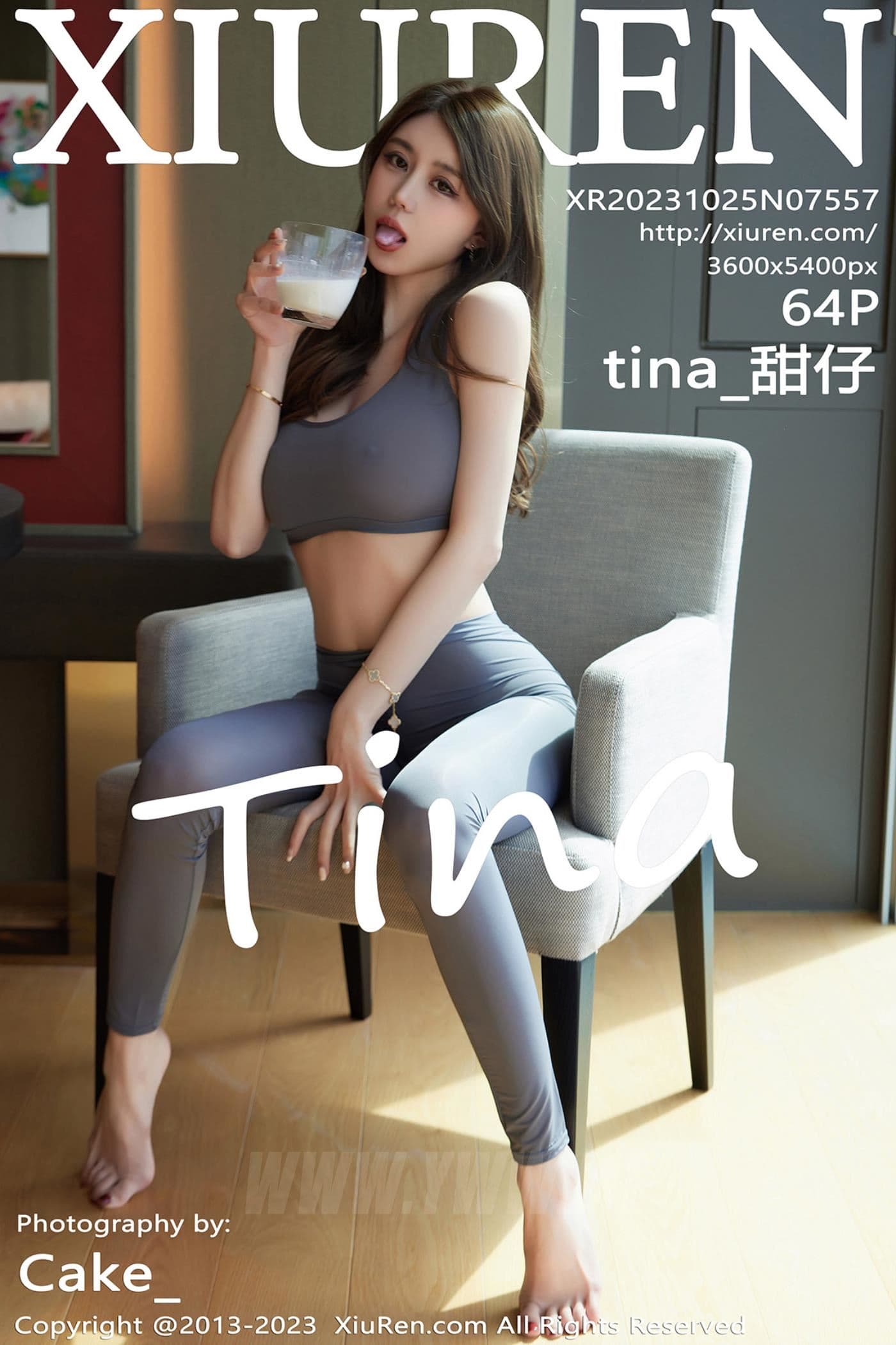 XiuRen秀人网 No.7557 tina_甜仔 美腿瑜伽服