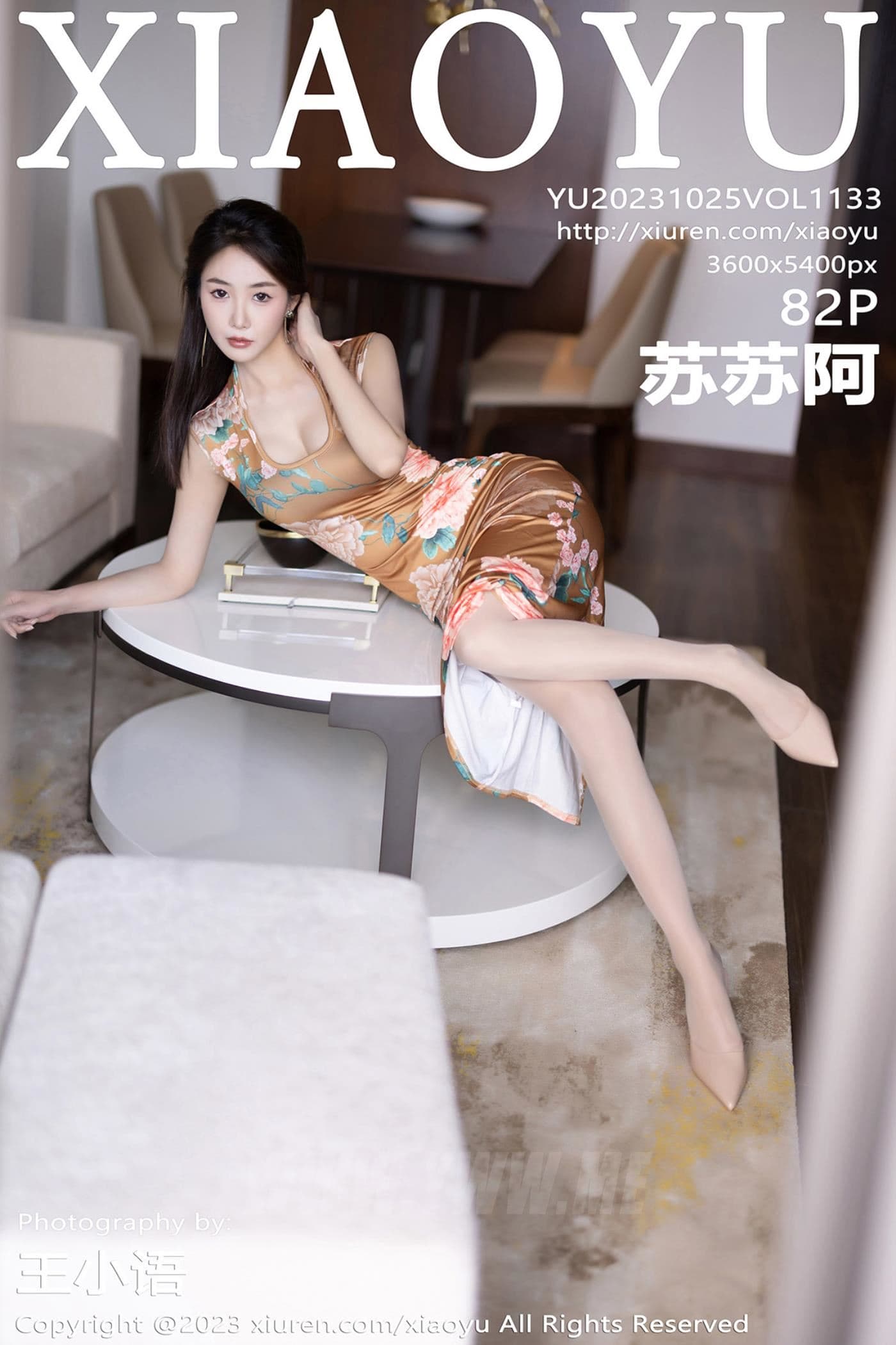 XIAOYU语画界 VOL.1133 苏苏阿 旗袍美腿