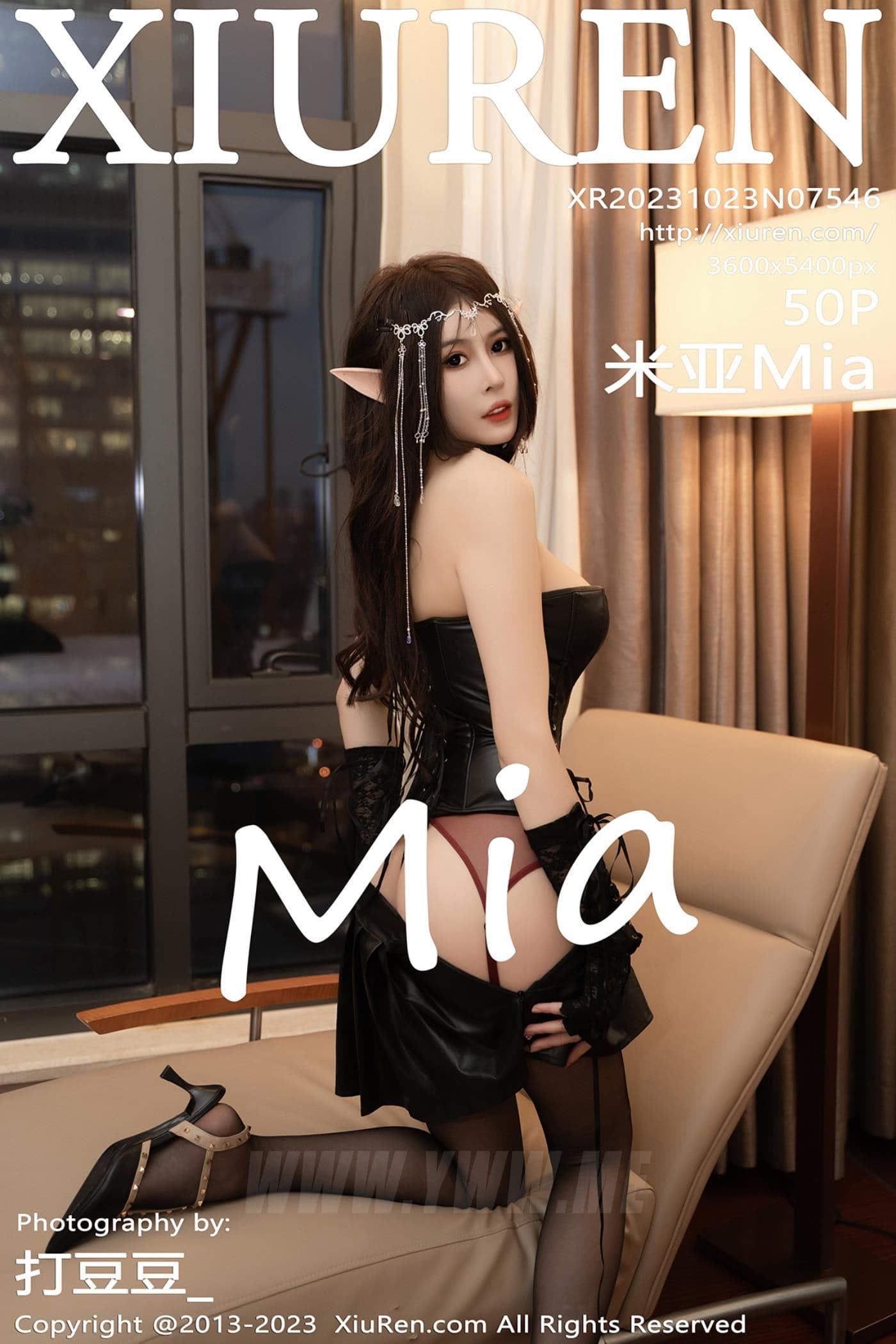 XiuRen秀人网 No.7546 米亚Mia 黑丝美腿