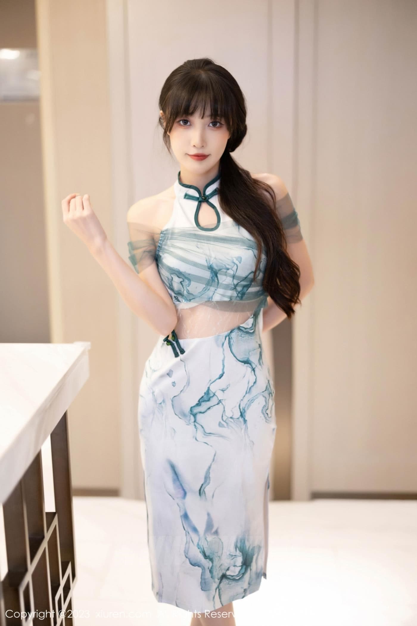 XiuRen秀人网 No.7605 林星阑 旗袍美腿