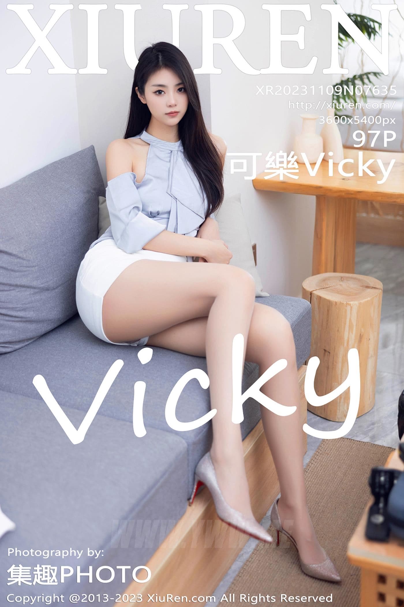 XiuRen秀人网 No.7635 可樂Vicky 丝袜美腿