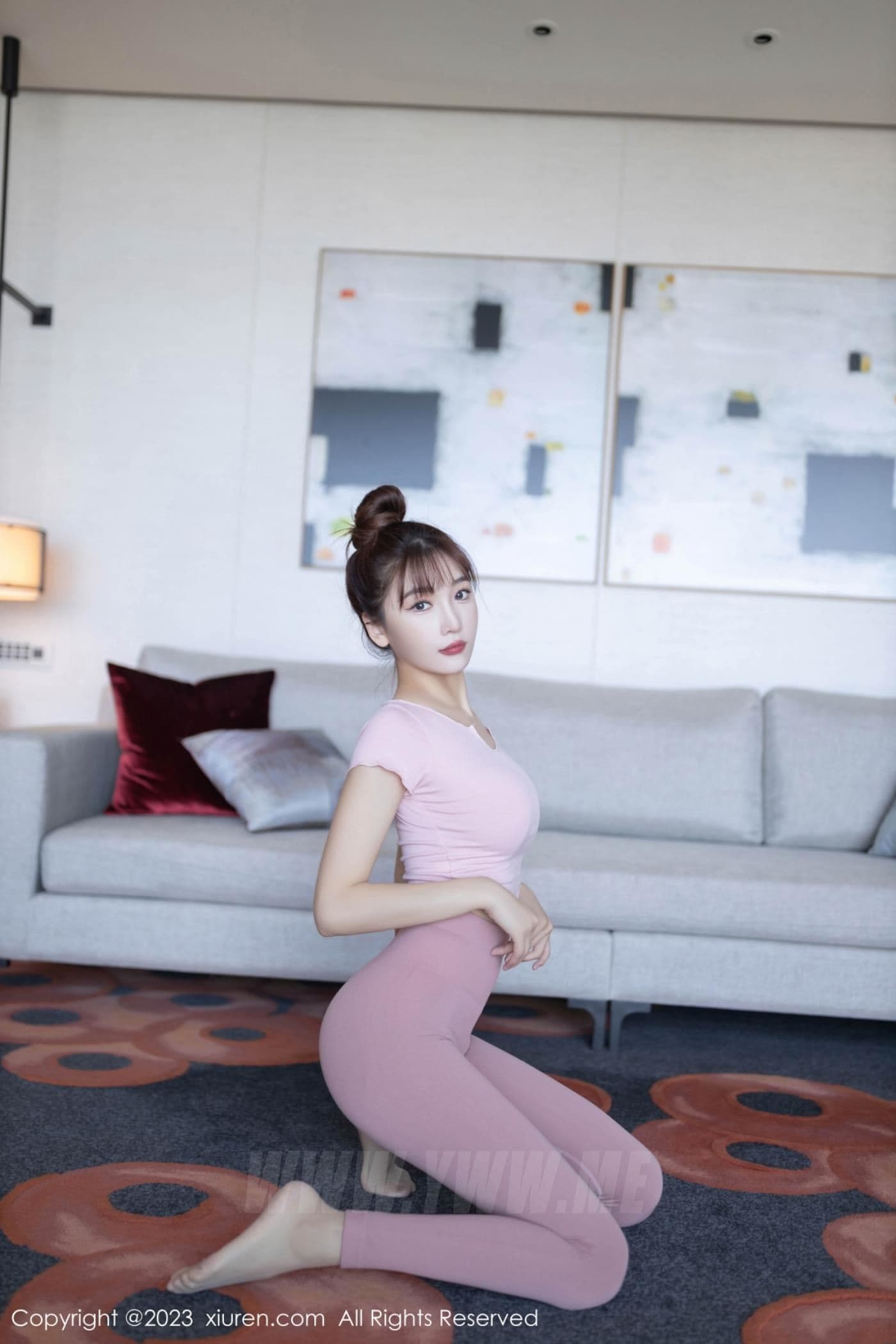 XiuRen秀人网 No.7746 陆萱萱 美腿瑜伽服