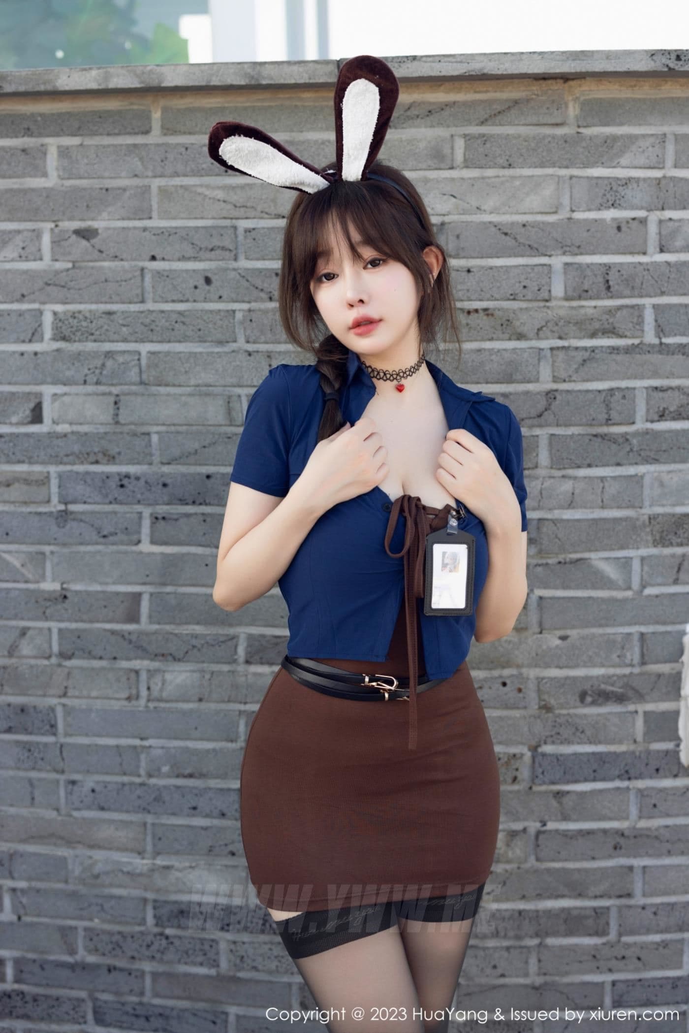 HuaYang花漾 VOL.555 王雨纯 黑丝美臀