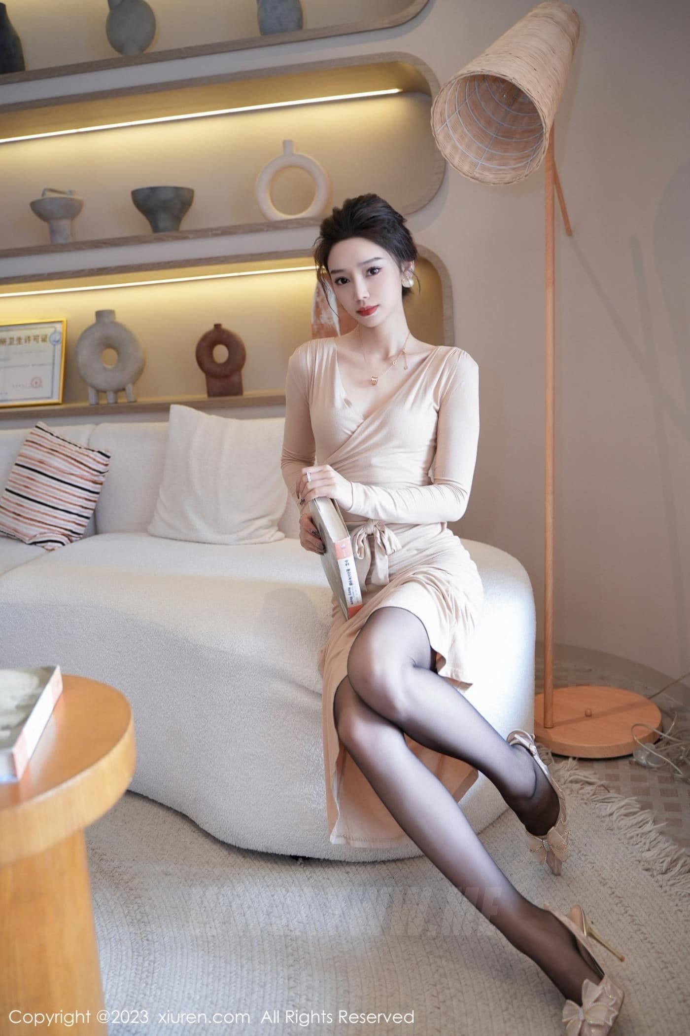 XiuRen秀人网 No.7775 苏曼兮 黑丝美腿