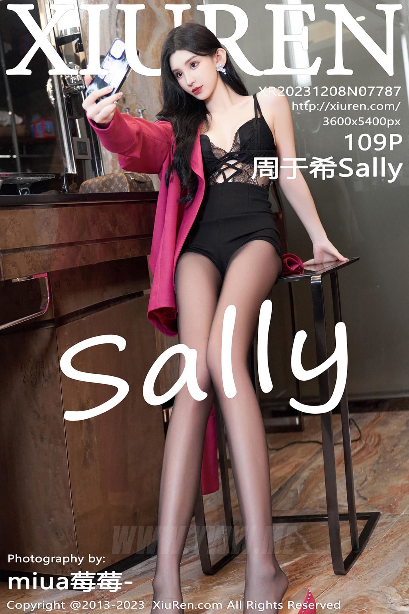 XiuRen秀人网 No.7787 周于希Sally 黑丝美臀