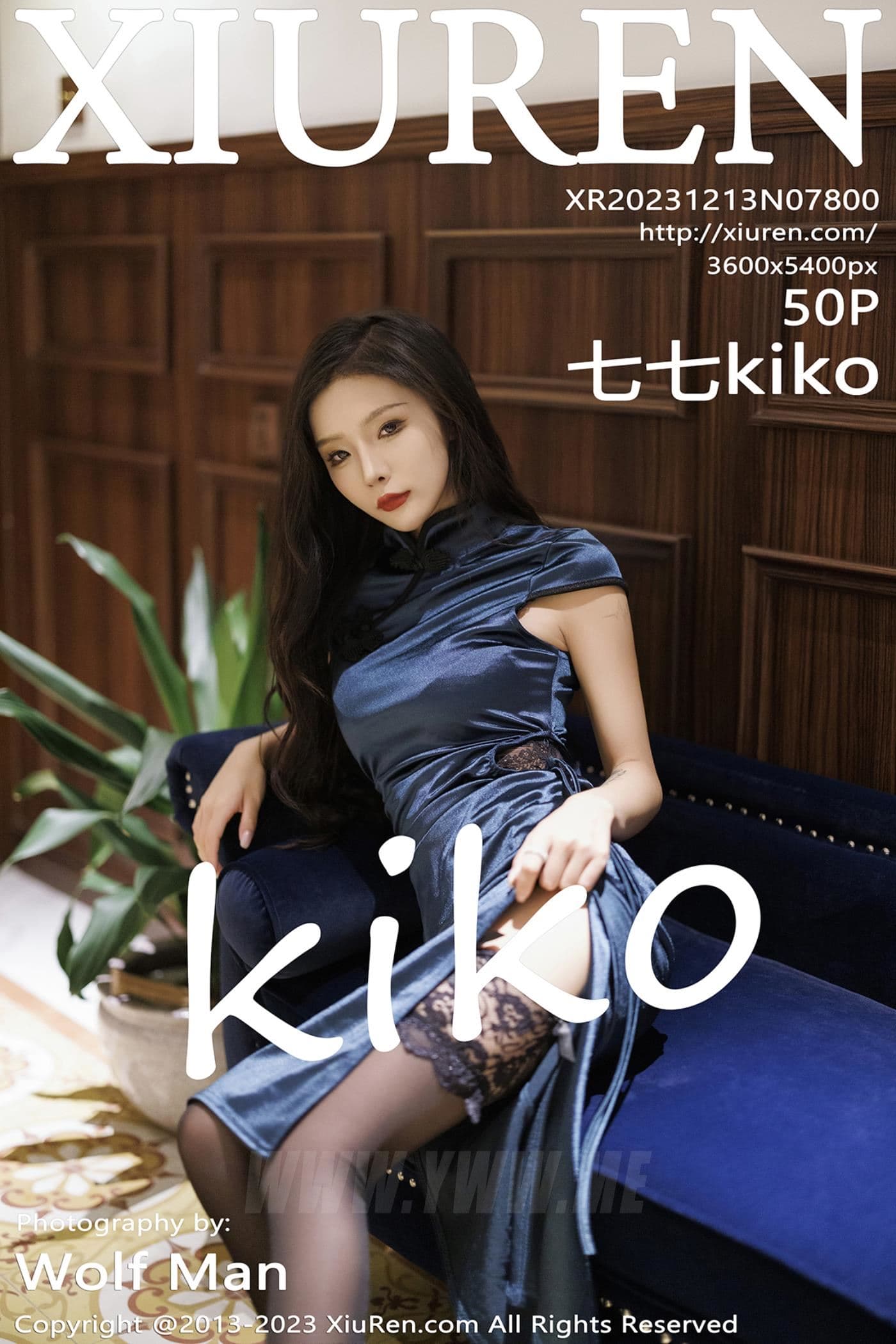 XiuRen秀人网 No.7800 七七kiko 旗袍美腿