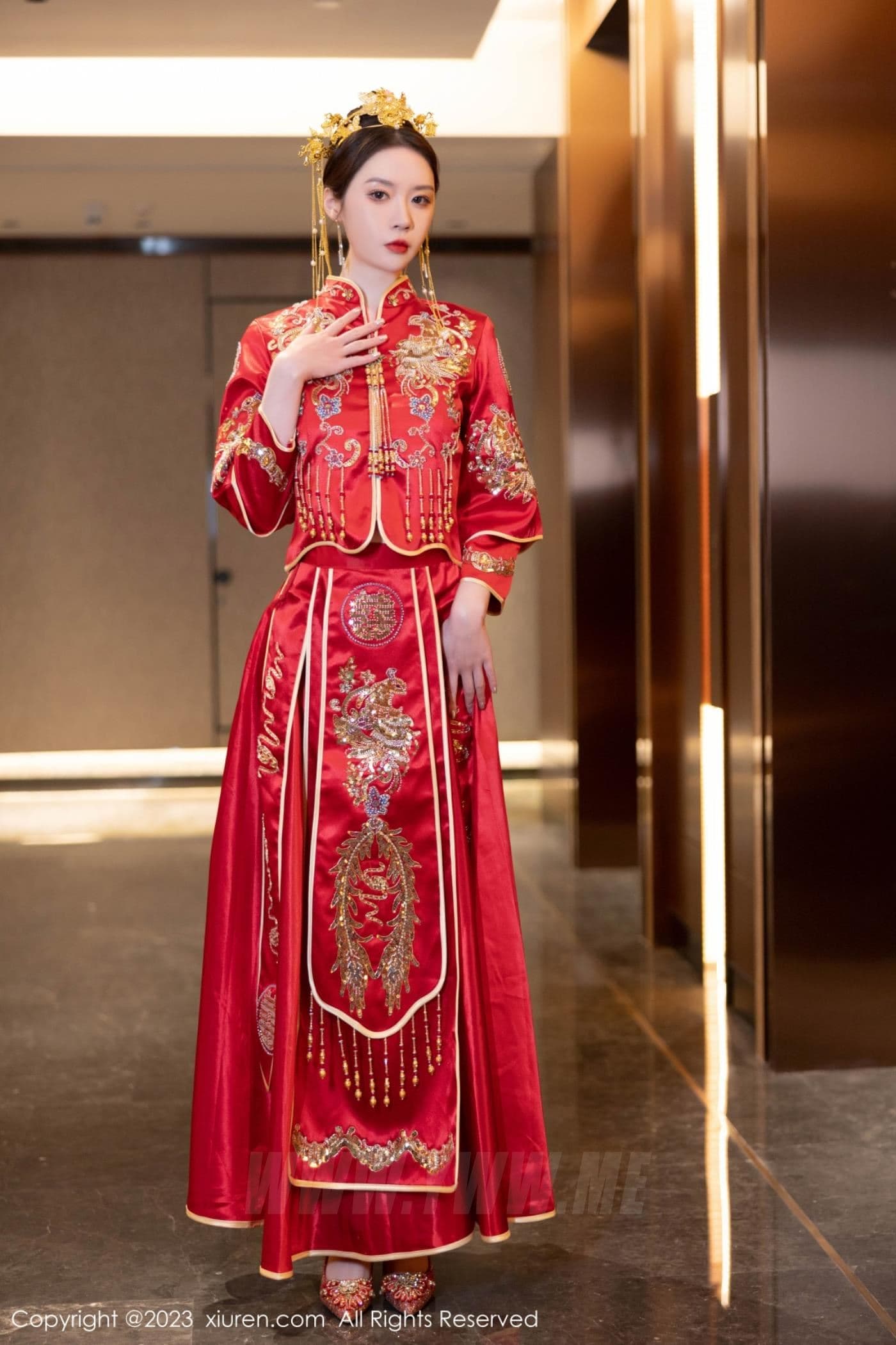 XiuRen秀人网 No.7766 梦心玥 婚嫁美腿