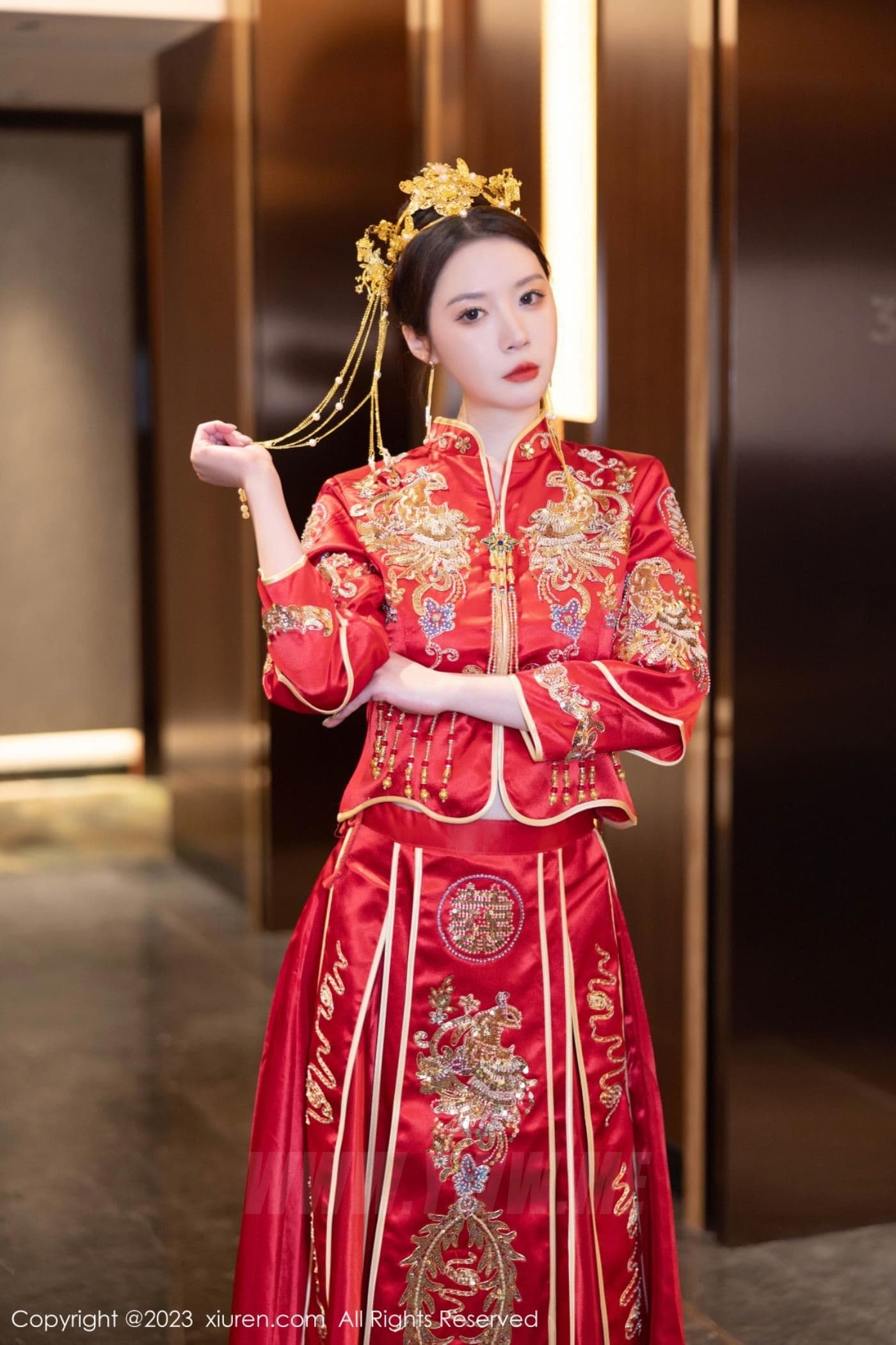 XiuRen秀人网 No.7766 梦心玥 婚嫁美腿