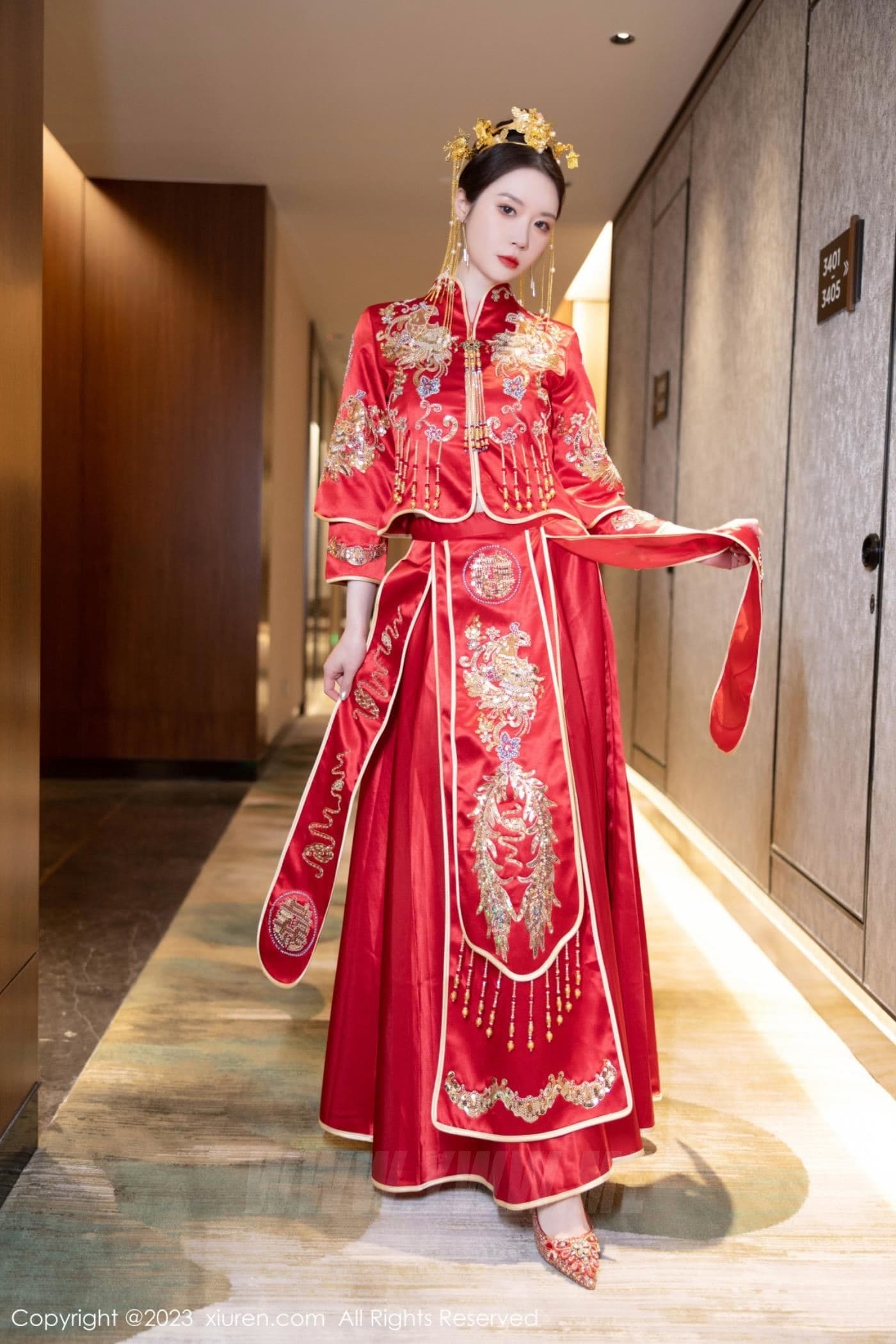 XiuRen秀人网 No.7766 梦心玥 婚嫁美腿
