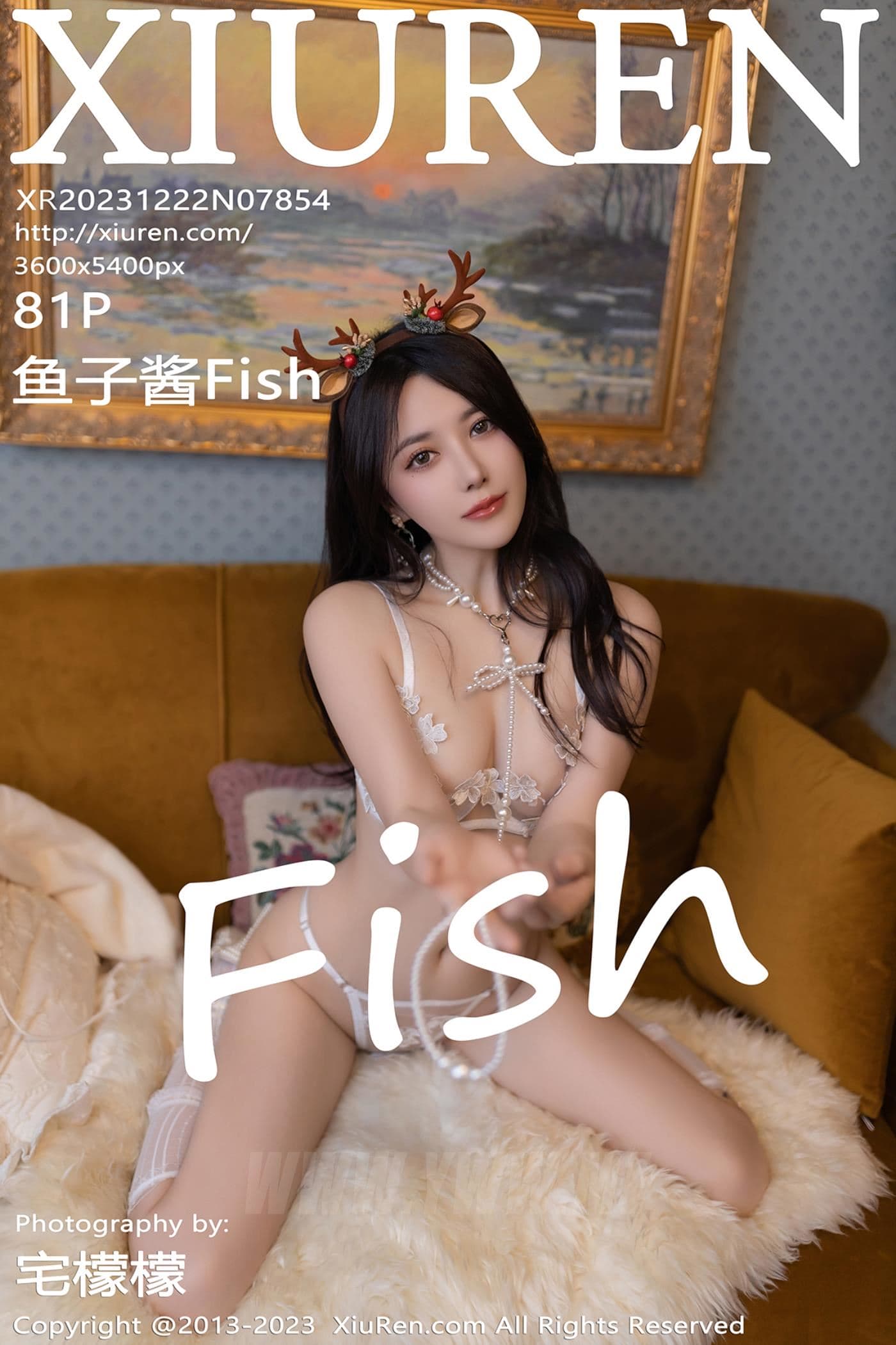 XiuRen秀人网 No.7854 鱼子酱Fish 圣诞美腿