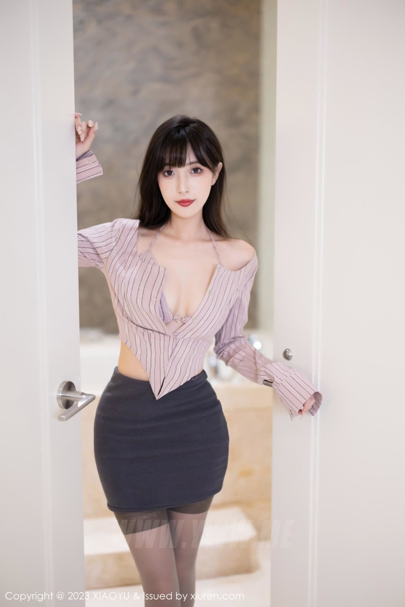 XIAOYU语画界 VOL.1173 林星阑 短裙灰丝