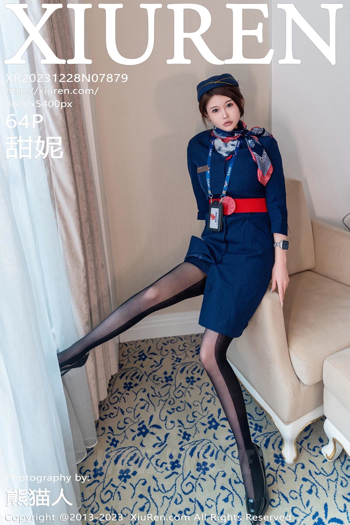 XiuRen秀人网 No.7879 甜妮 黑丝美腿