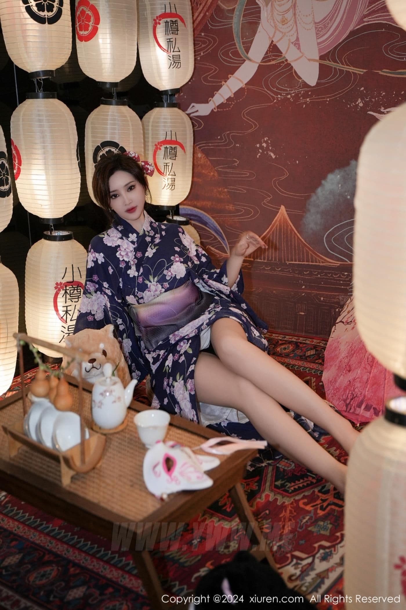 XiuRen秀人网 No.7975 Carol周妍希 和服美臀