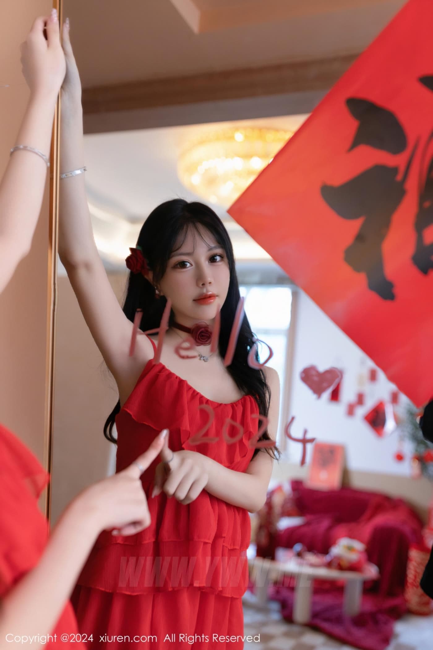 XiuRen秀人网 No.8098 幼幼 春节美腿
