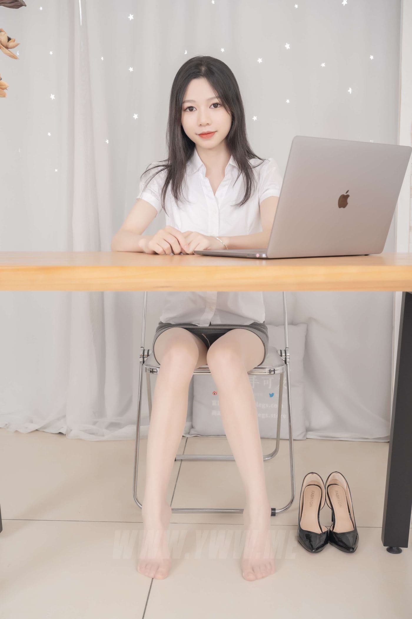 SSA丝社 NO.1661 小竹 白色职业装（下）超清版 预览 4