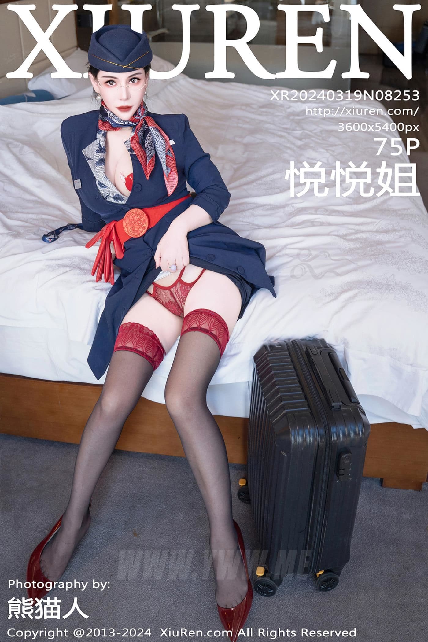 XiuRen秀人网 No.8253 悦悦姐 黑丝美臀