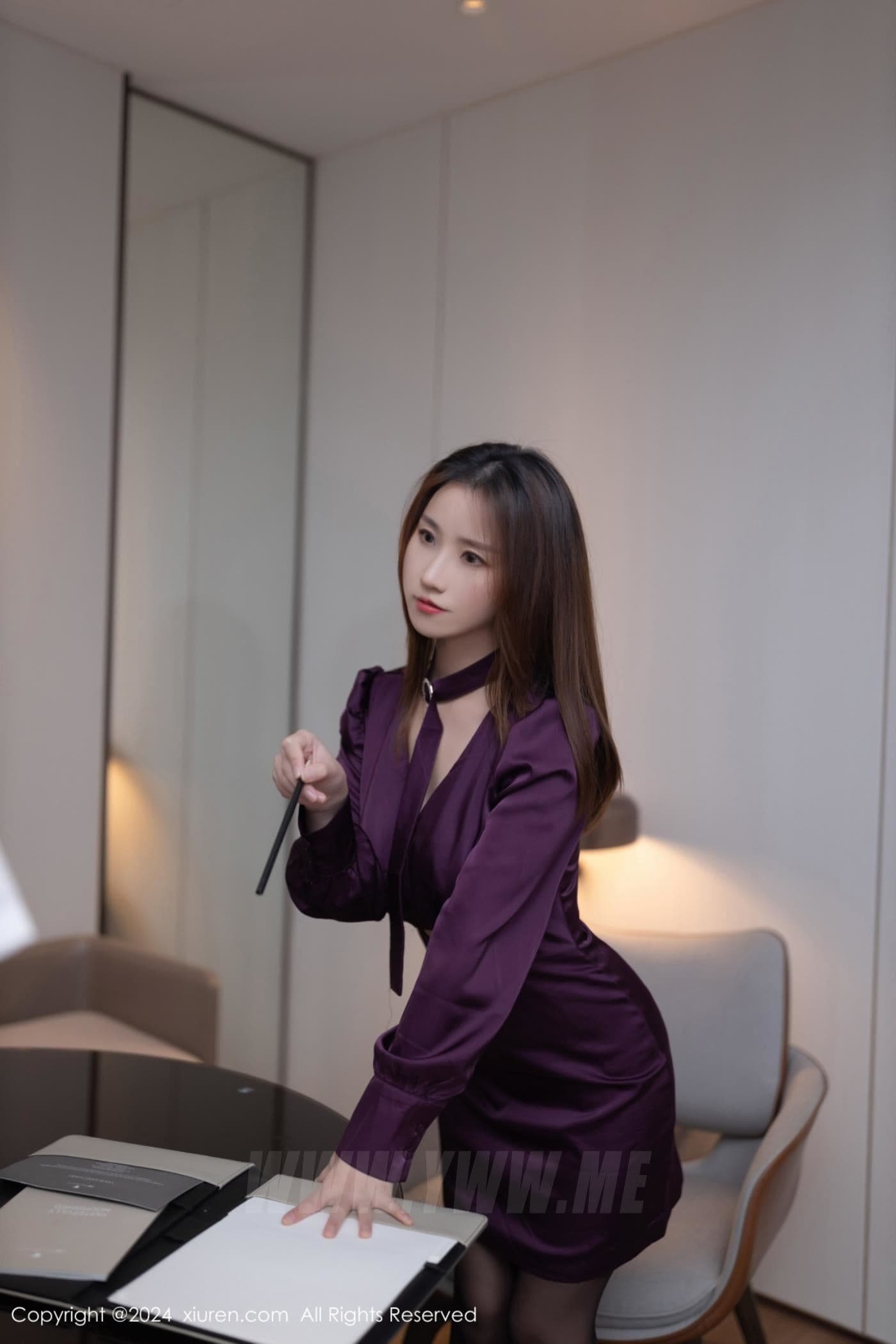 XiuRen秀人网 No.8264 杏子Yada 美腿黑丝