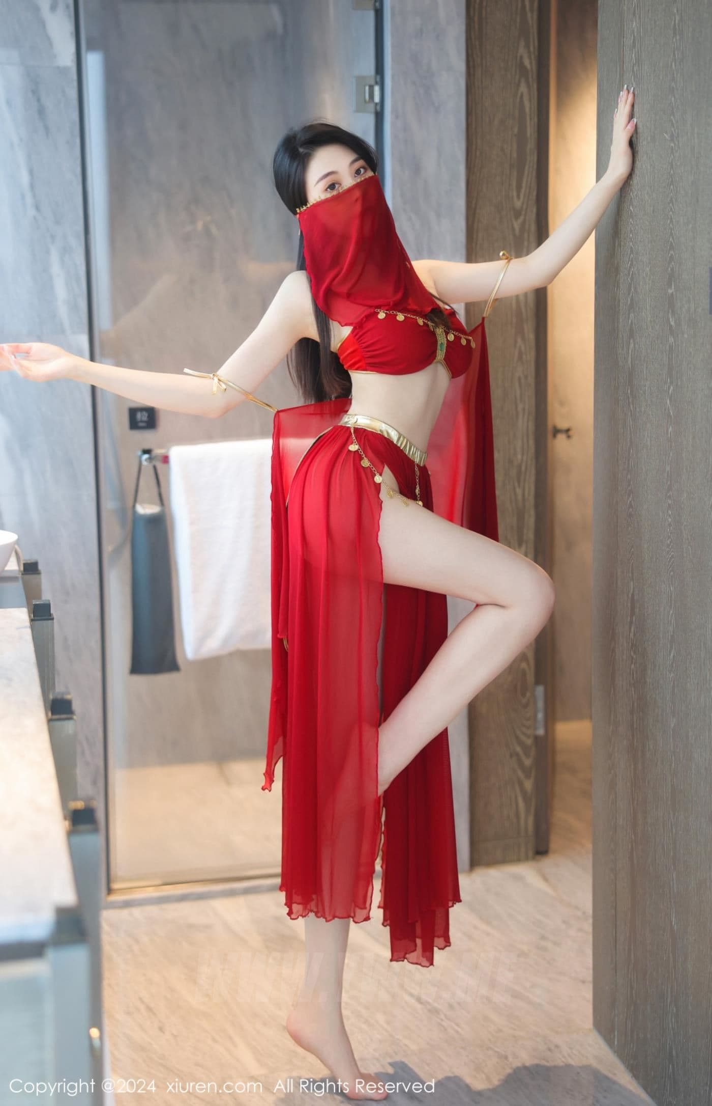 XiuRen秀人网 No.8420 清妙 长裙美腿