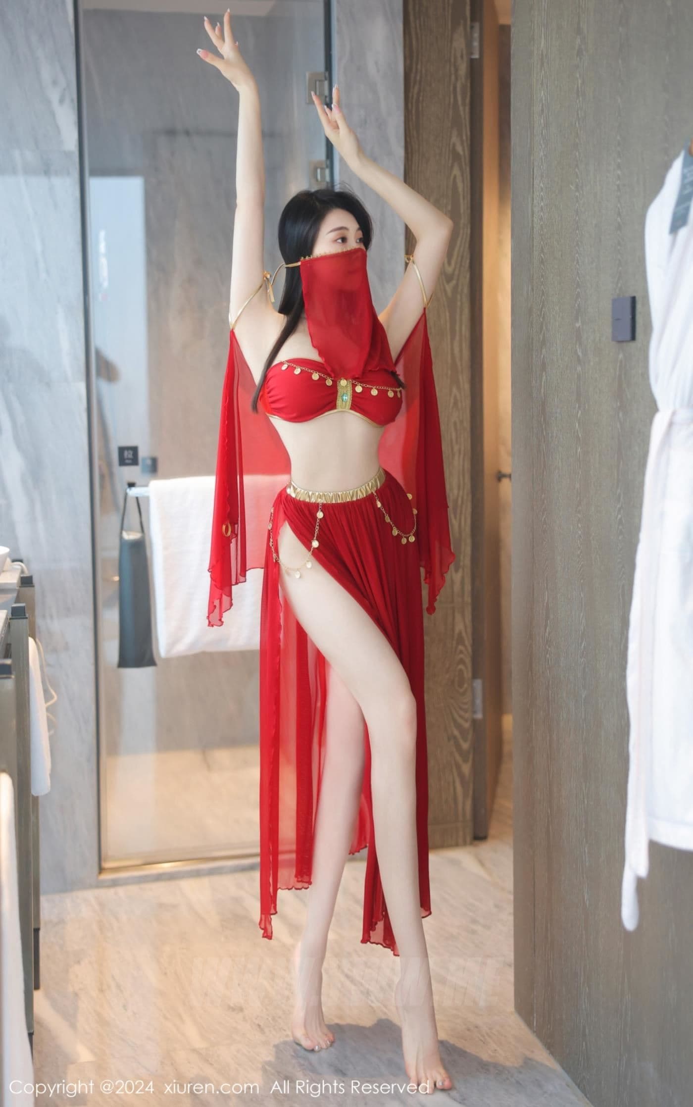 XiuRen秀人网 No.8420 清妙 长裙美腿