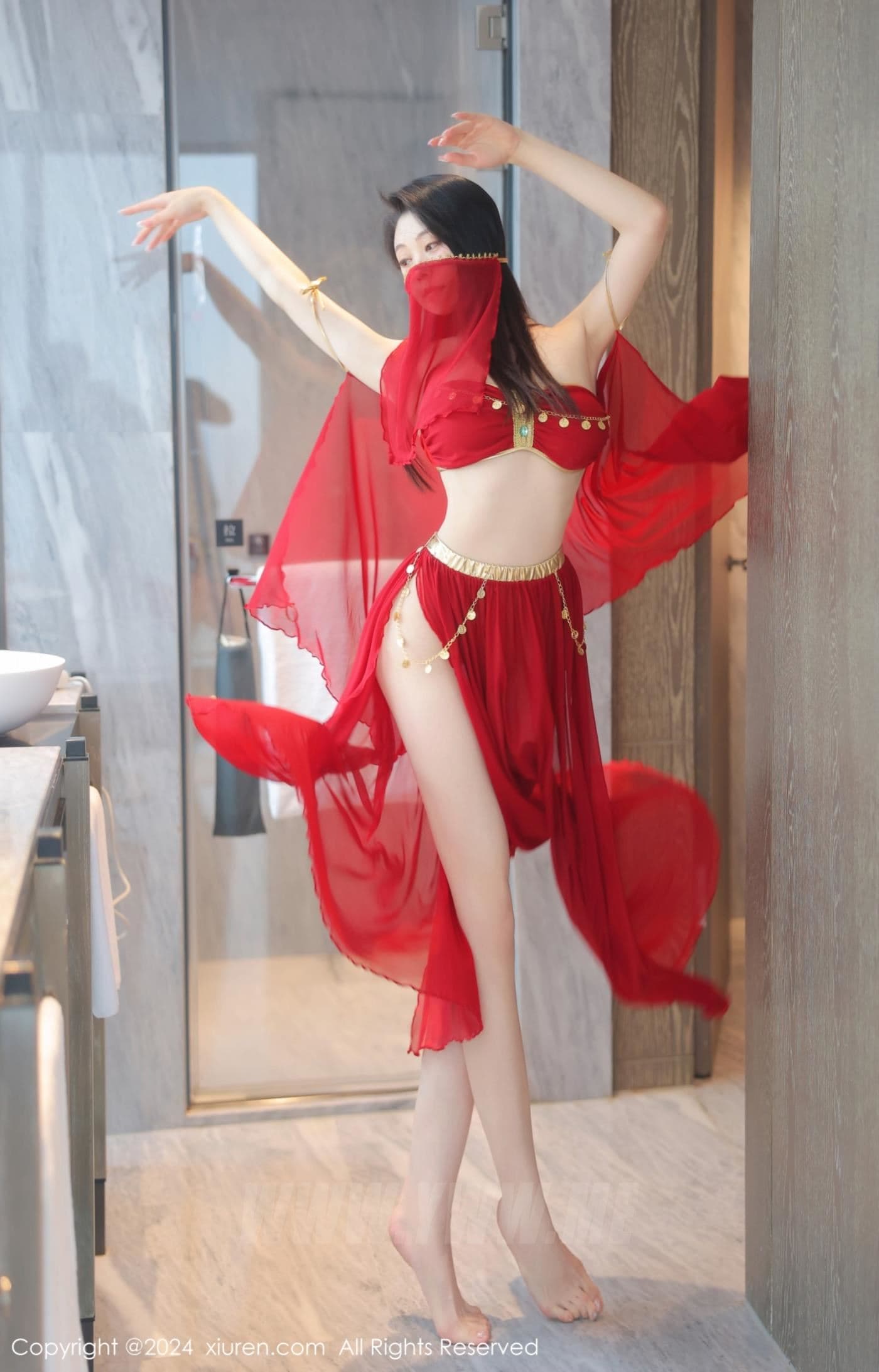 XiuRen秀人网 No.8420 清妙 长裙美腿