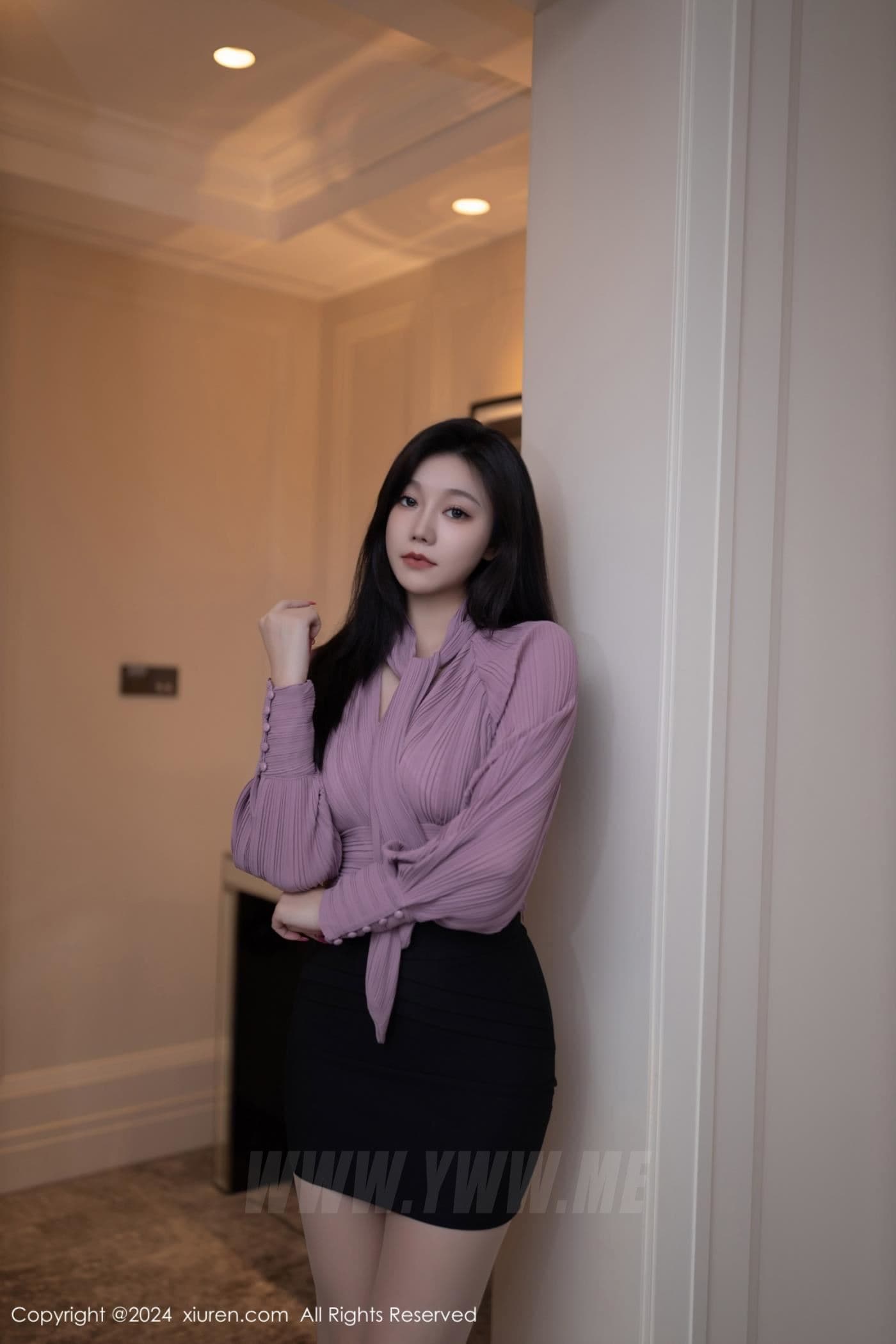 XiuRen秀人网 No.8438 安然anran 美腿丝袜