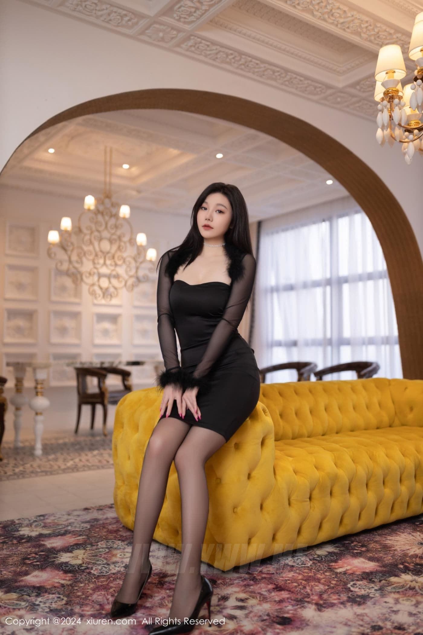 XiuRen秀人网 No.8471 安然anran 黑丝美腿