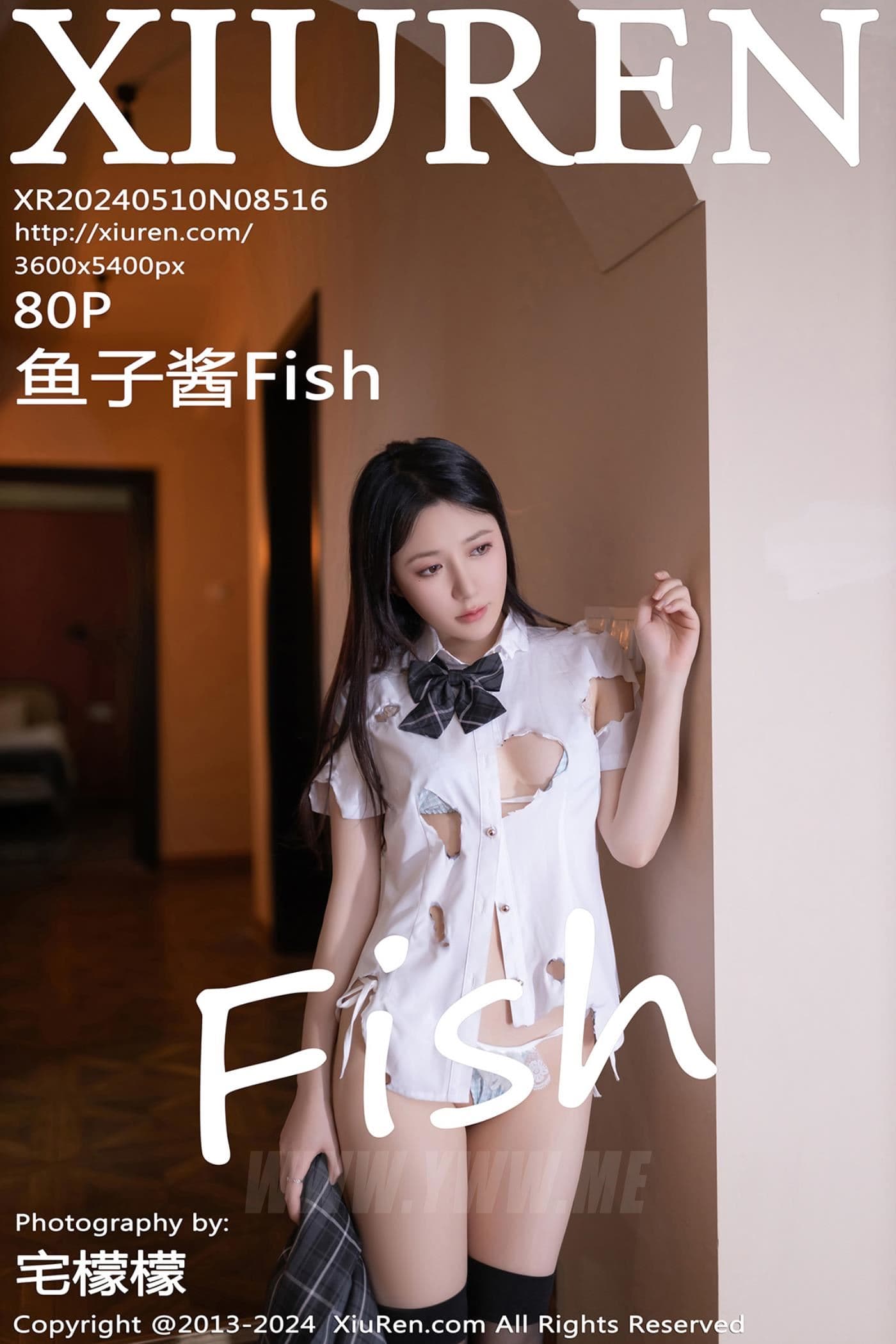 XiuRen秀人网 No.8516 鱼子酱Fish 黑丝美腿
