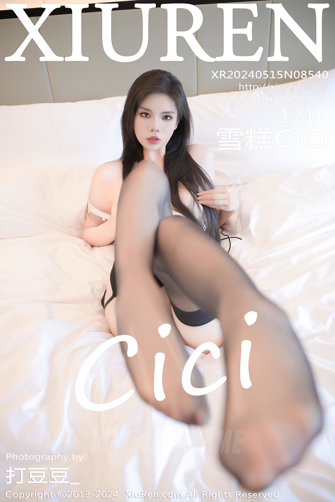 XiuRen秀人网 No.8540 雪糕CiCi 黑丝美腿