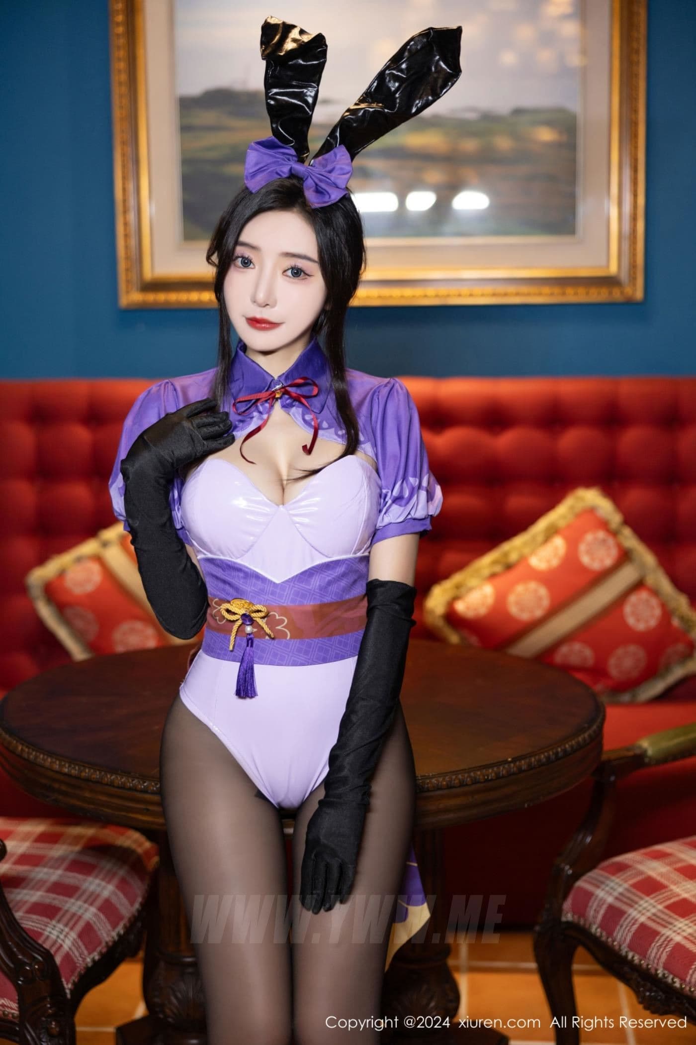 XiuRen秀人网 No.8562 王馨瑶yanni 黑丝美腿