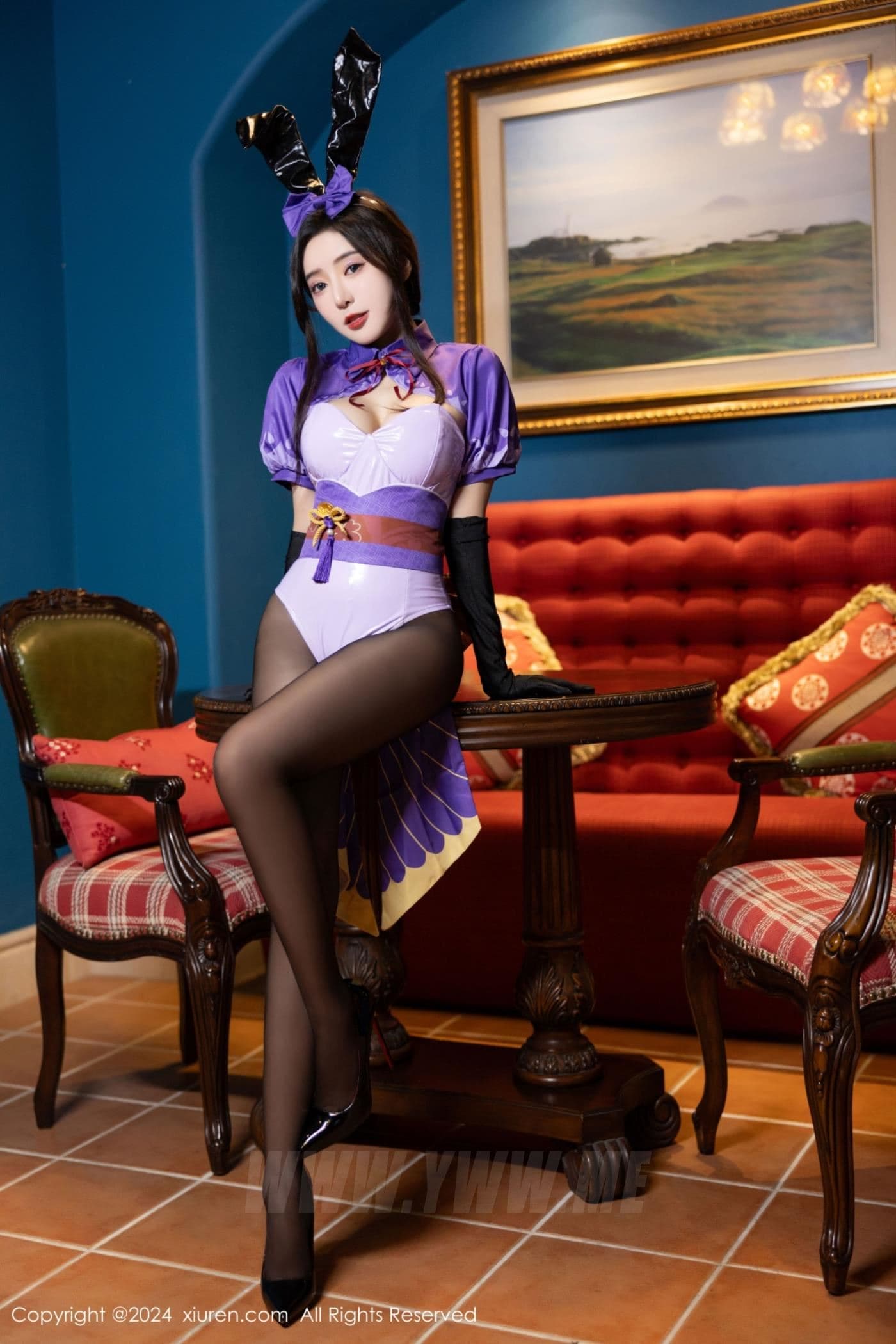 XiuRen秀人网 No.8562 王馨瑶yanni 黑丝美腿