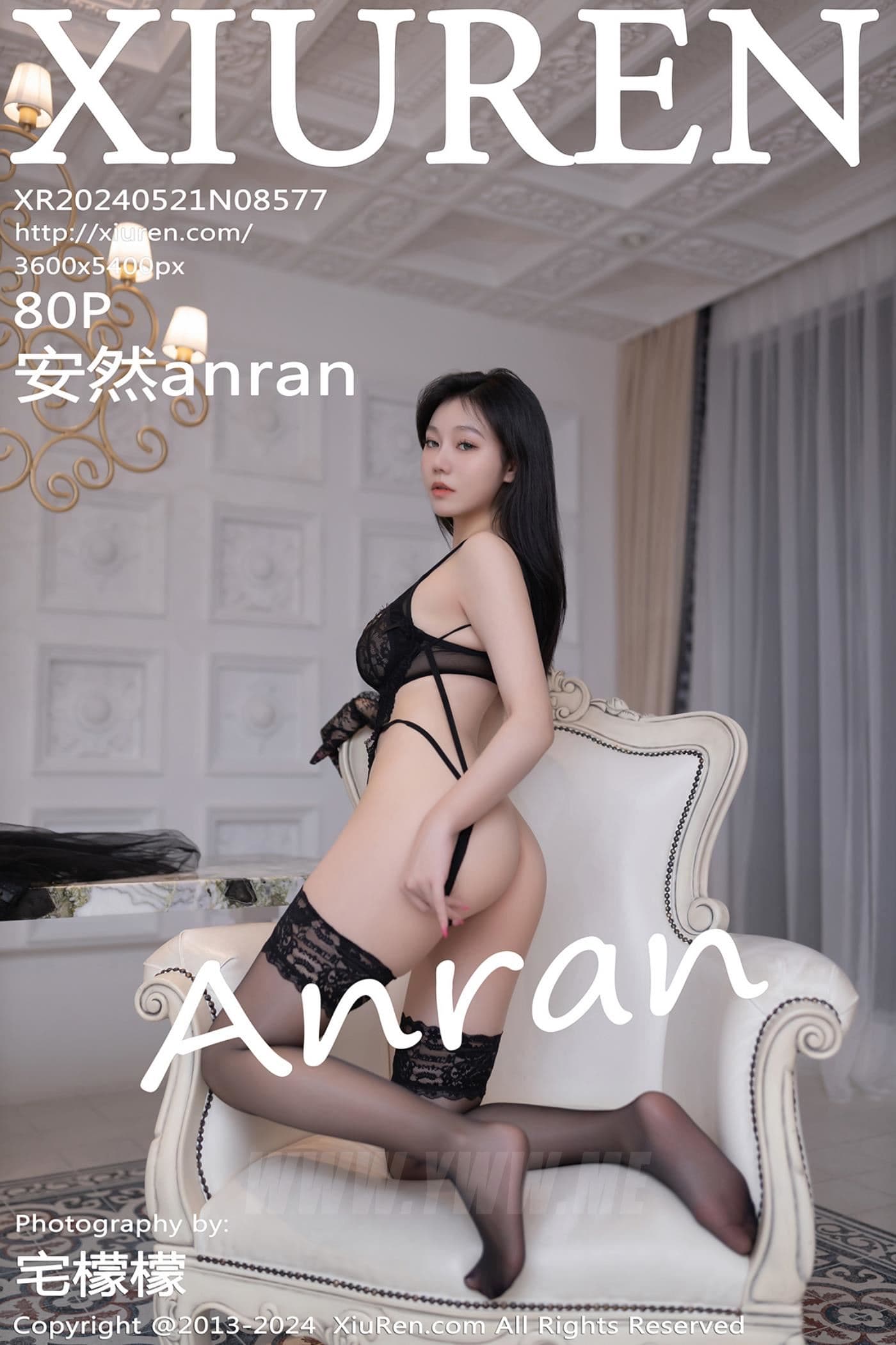 XiuRen秀人网 No.8577 安然anran 黑丝美腿