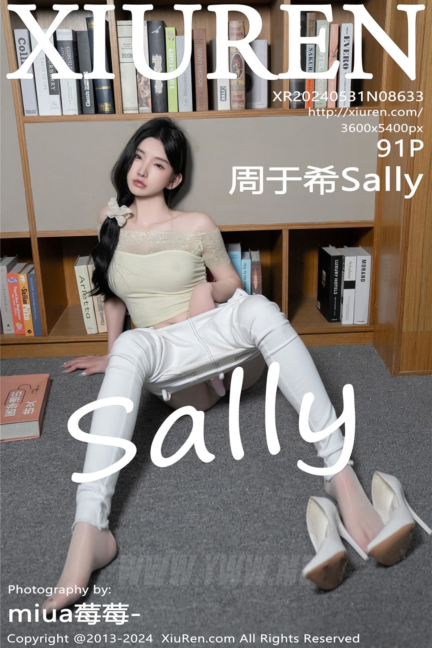 XiuRen秀人网 No.8633 周于希Sally 图书馆美臀