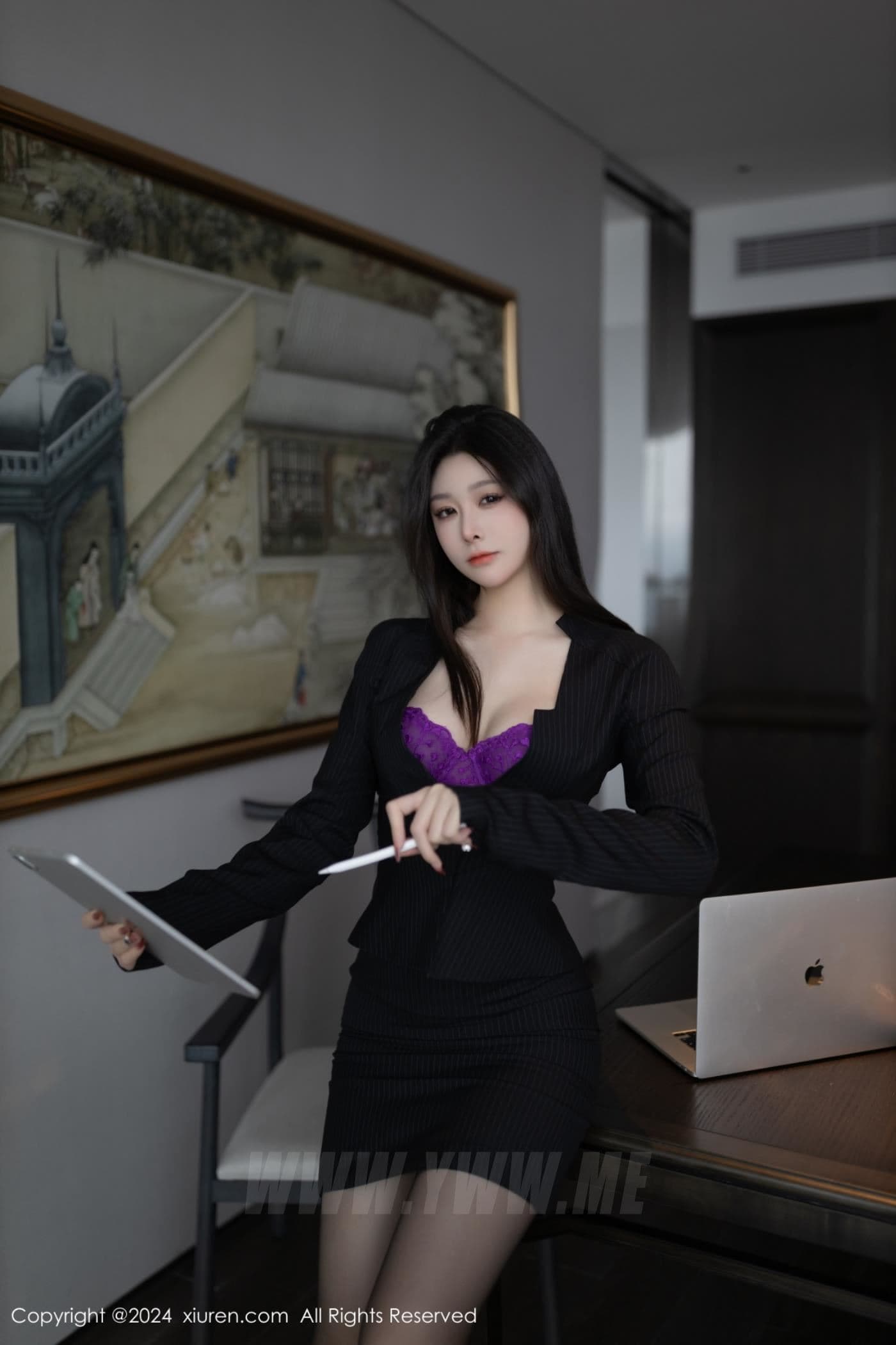XiuRen秀人网 No.8626 小逗逗 黑丝美腿