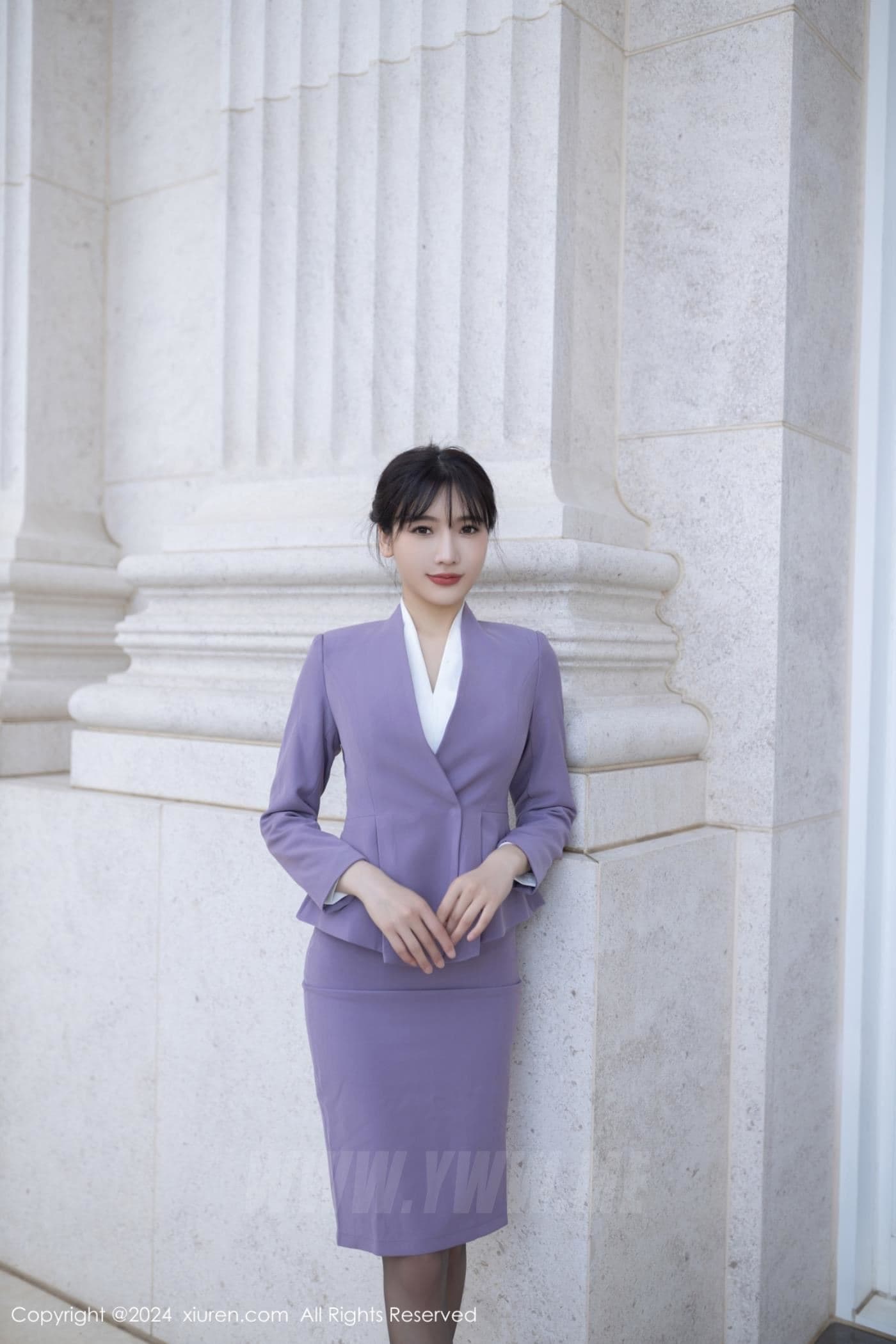 XiuRen秀人网 No.8700 陆萱萱 黑丝美腿
