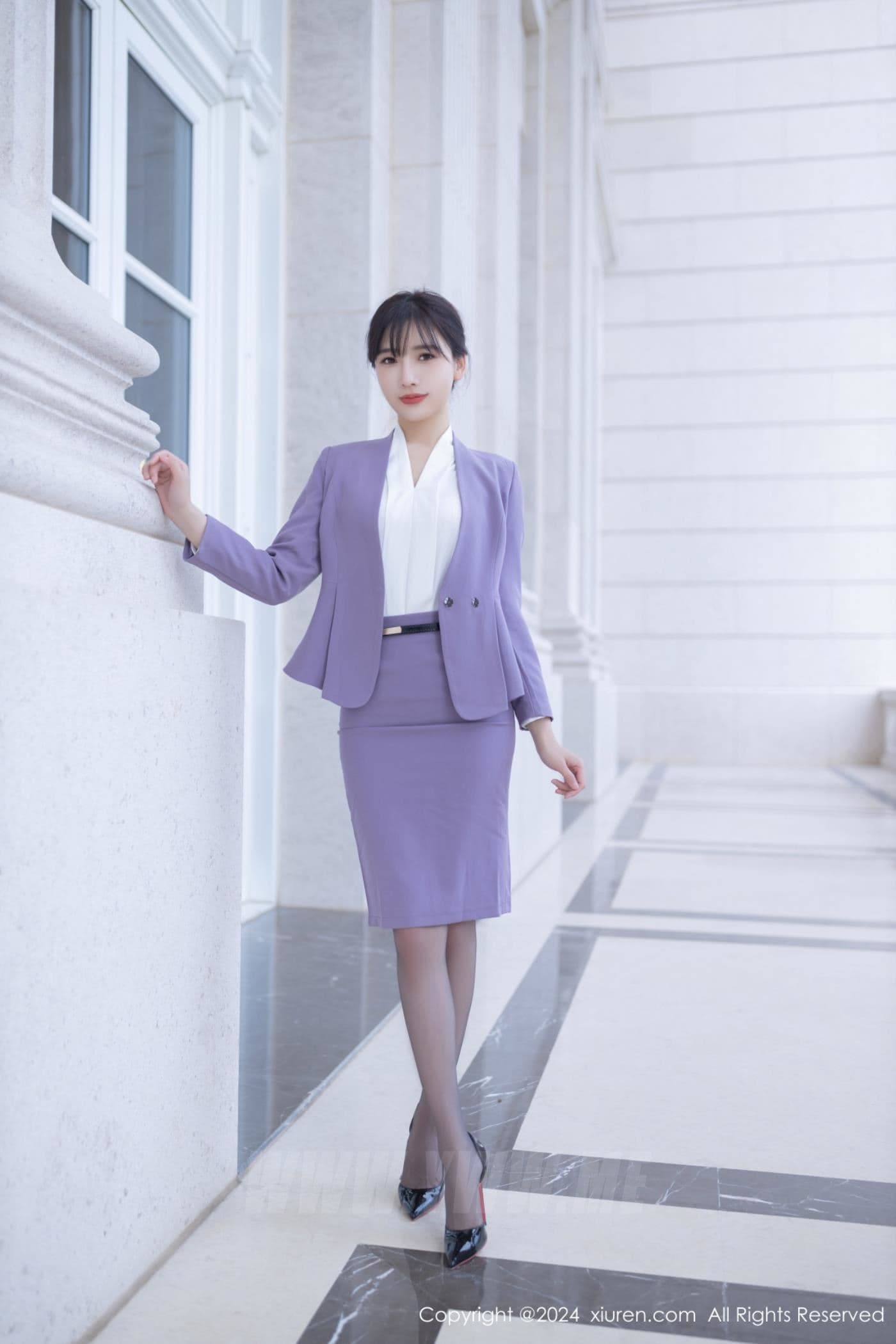 XiuRen秀人网 No.8700 陆萱萱 黑丝美腿