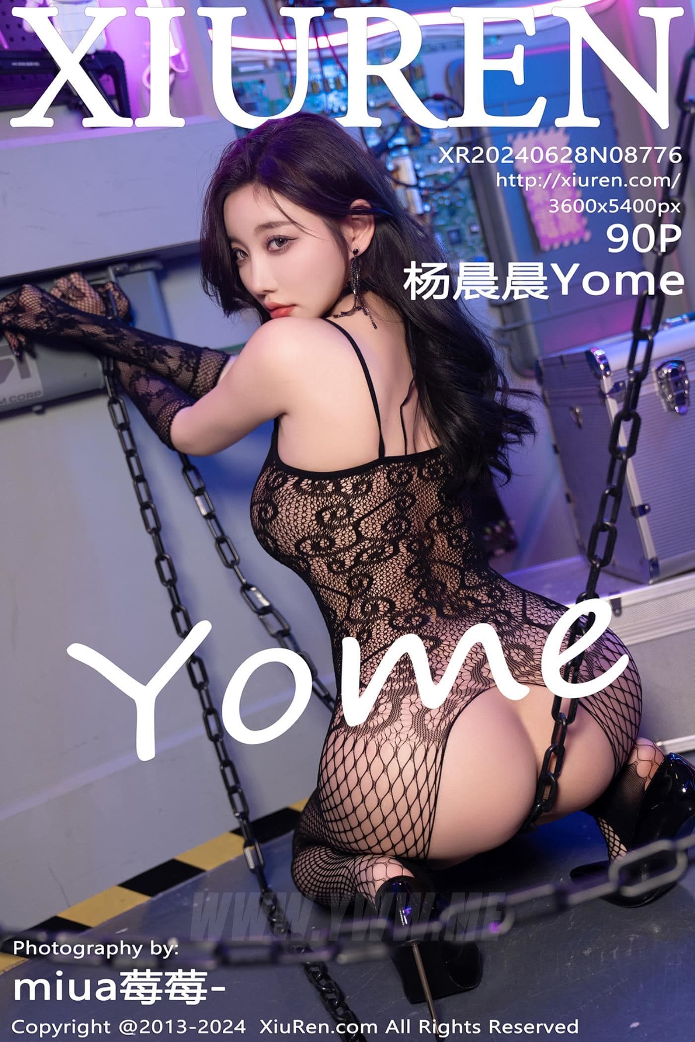 XiuRen秀人网 No.8776 杨晨晨Yome 黑丝美臀
