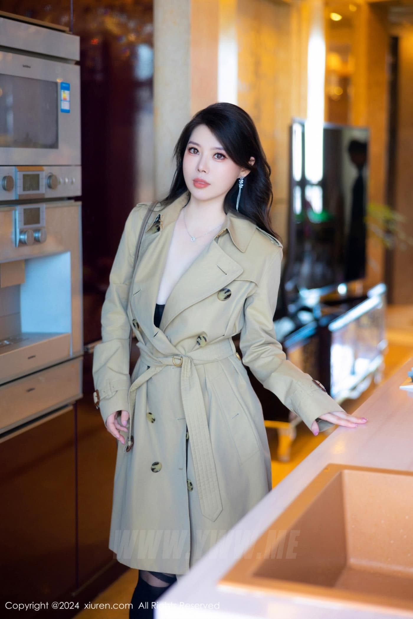 XiuRen秀人网 No.8747 白茹雪abby 美腿黑丝