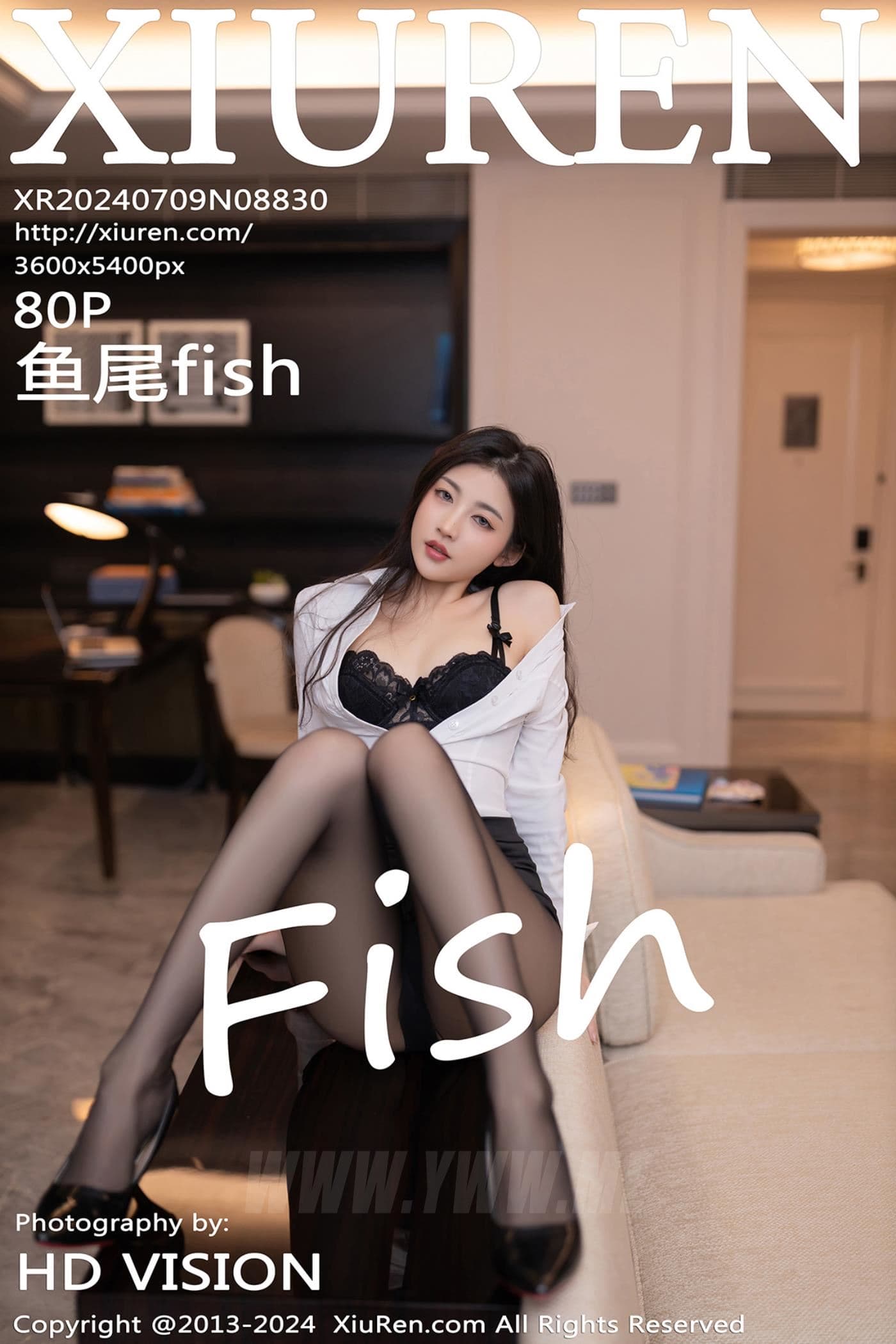 XiuRen秀人网 No.8830 鱼尾fish 黑丝美腿