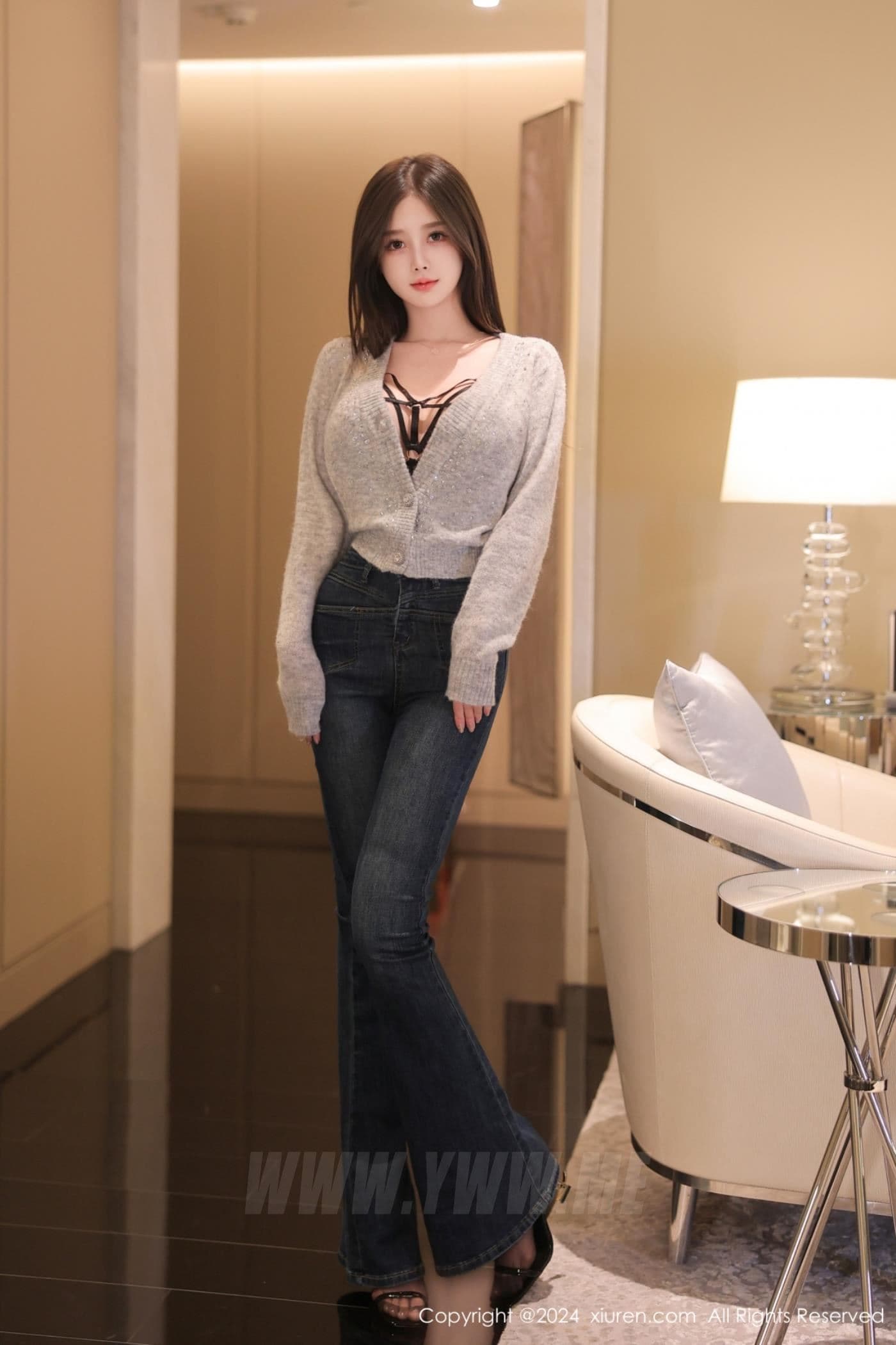 XiuRen秀人网 No.8806 奶喵喵 美腿黑丝