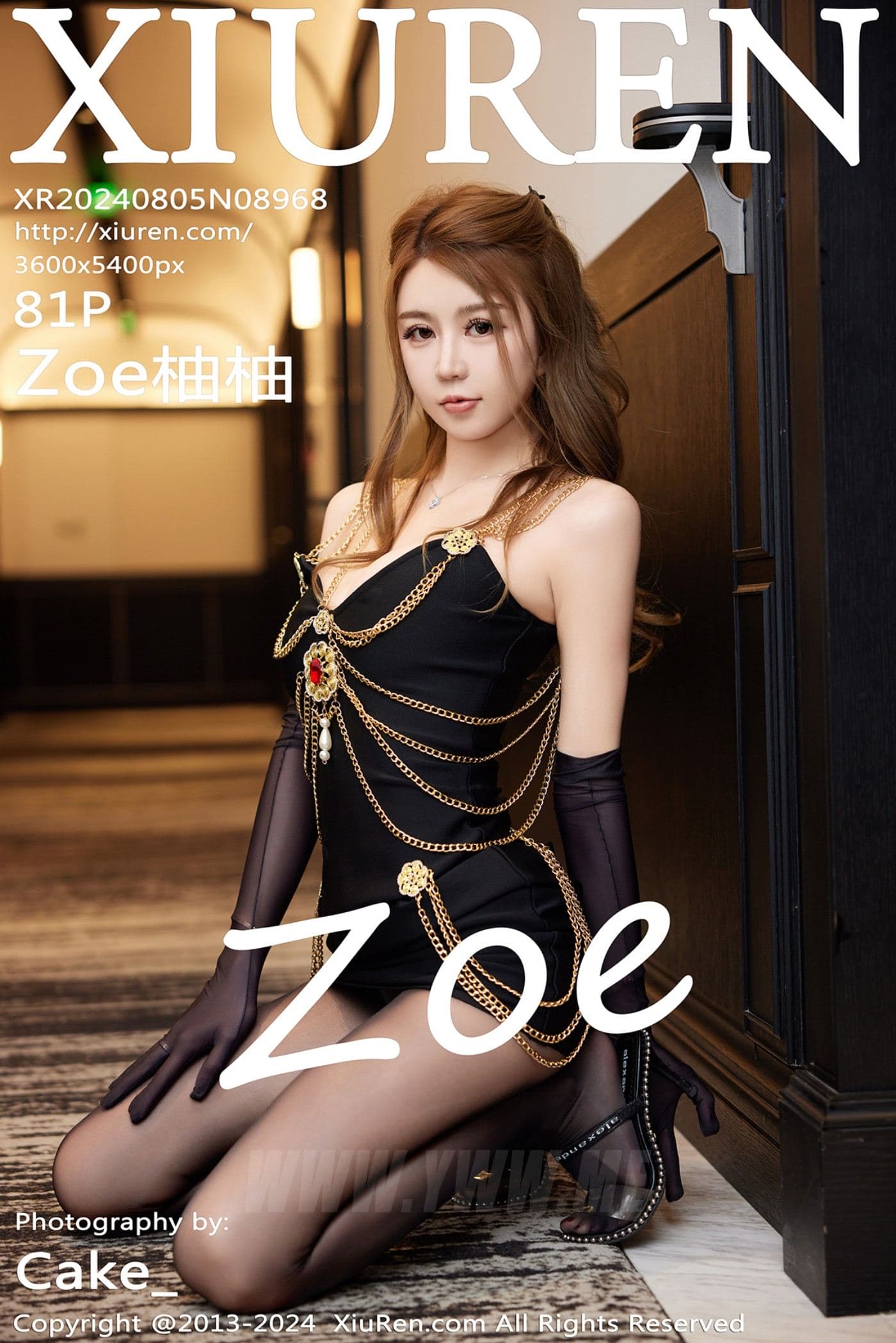 XiuRen秀人网 No.8968 Zoe柚柚 黑丝美腿