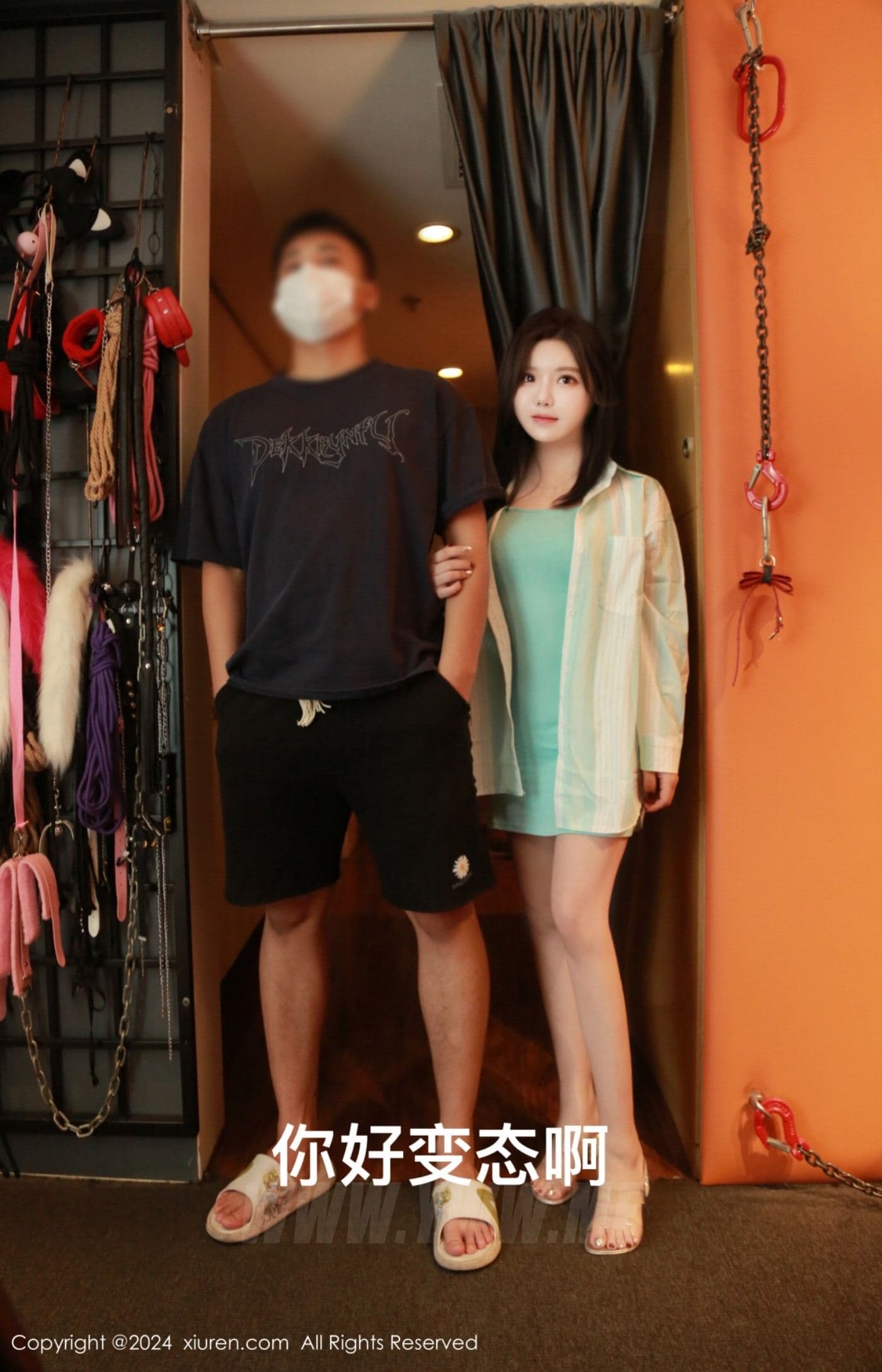 XiuRen秀人网 No.8956 小薯条nienie 黑丝美腿