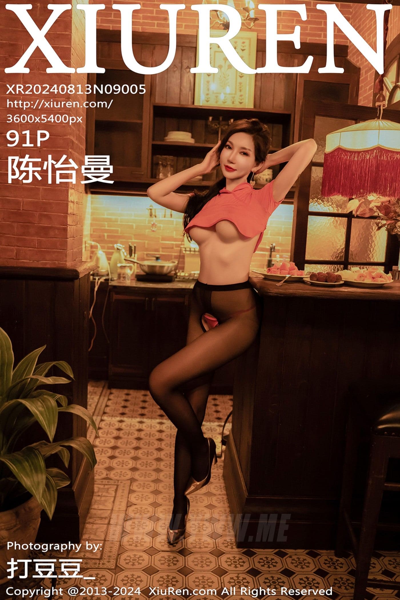 XiuRen秀人网 No.9005 陈怡曼 黑丝美腿