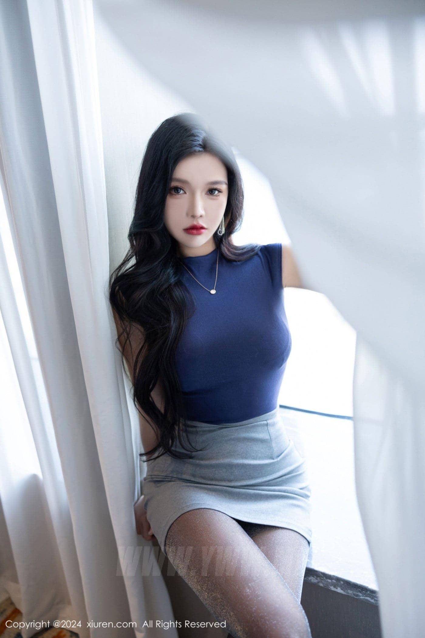 XiuRen秀人网 No.9082 娜比 美腿黑丝