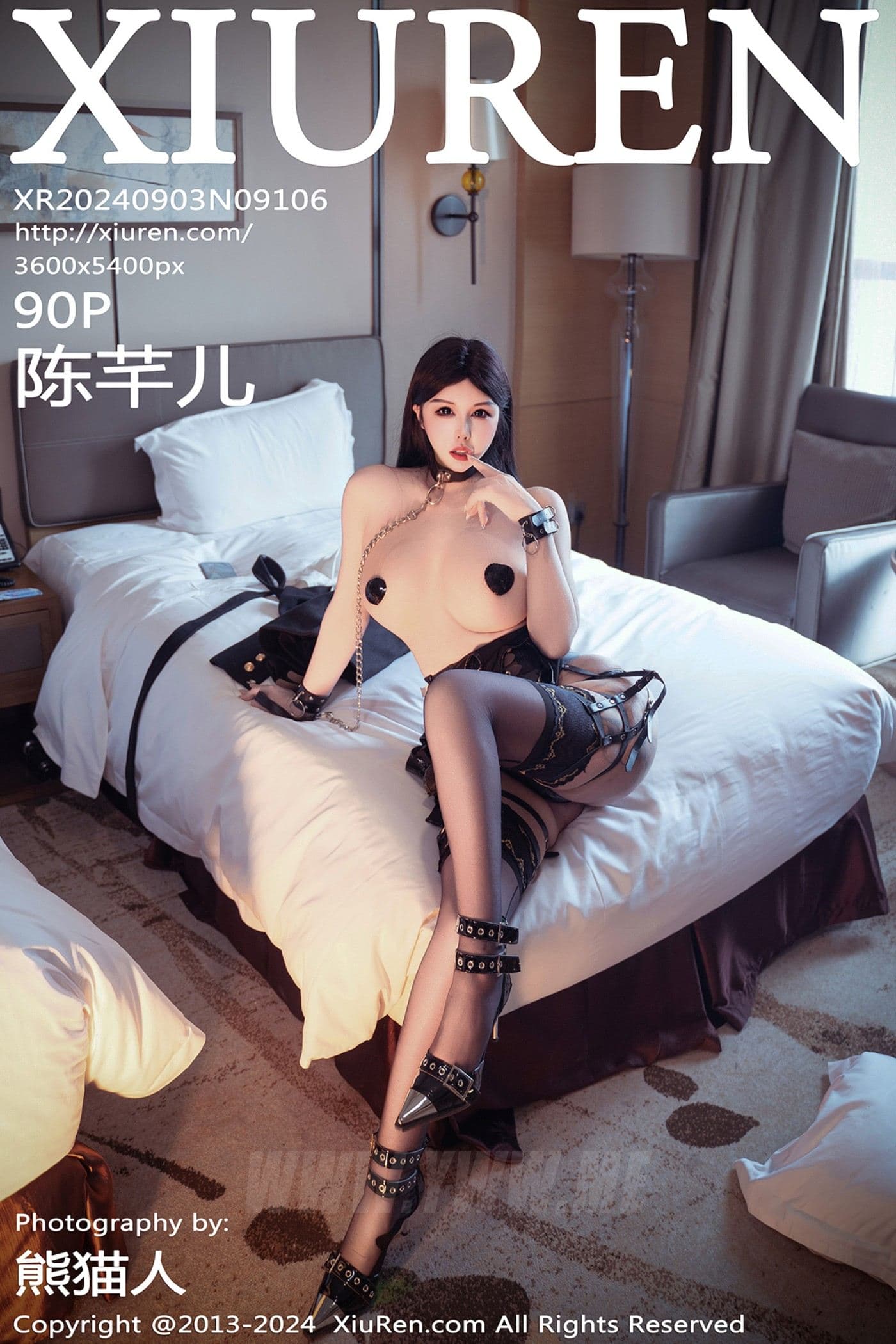 XiuRen秀人网 No.9106 陈芊儿 黑丝美腿