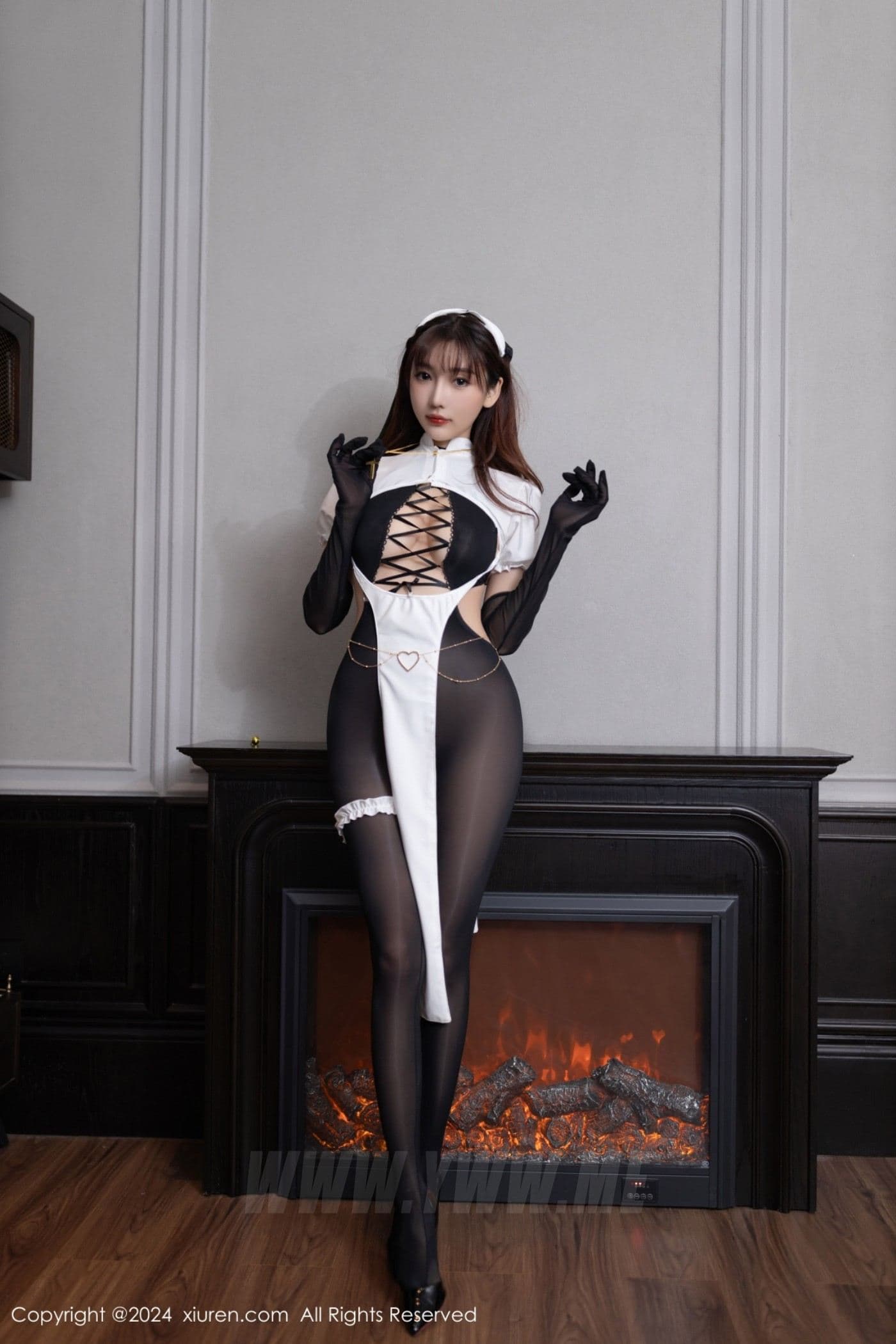 XiuRen秀人网 No.9216 陆萱萱 黑丝美腿