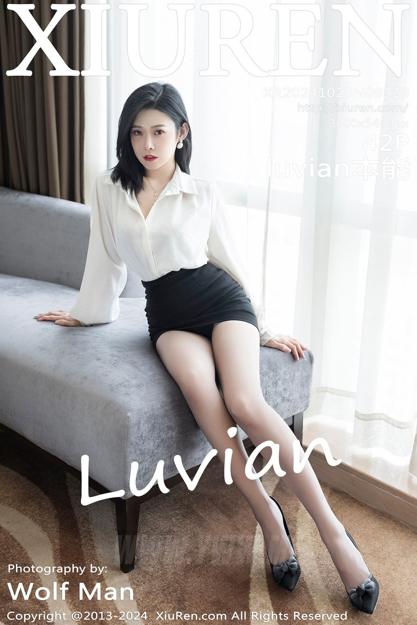 XiuRen秀人网 No.9329 luvian本能 黑丝美腿
