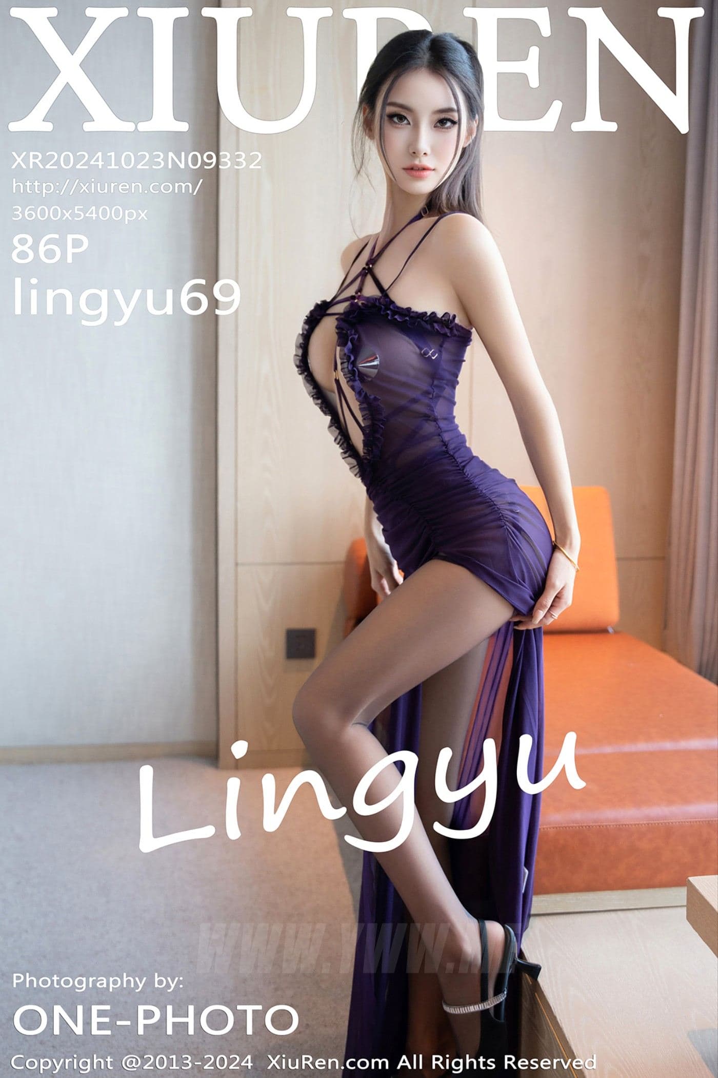XiuRen秀人网 No.9332 lingyu69 黑丝美腿