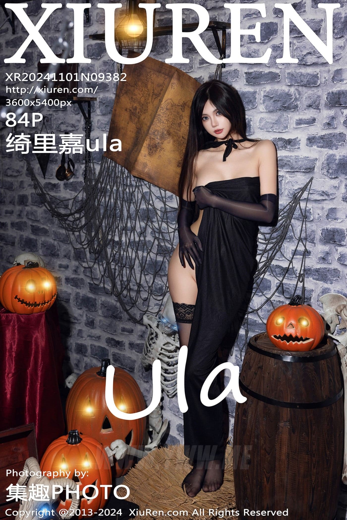 XiuRen秀人网 No.9382 绮里嘉ula 黑丝美腿