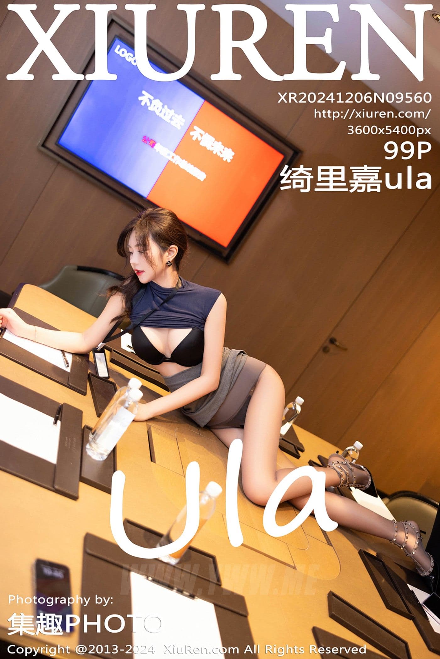 XiuRen秀人网 No.9560 绮里嘉ula 黑丝美腿